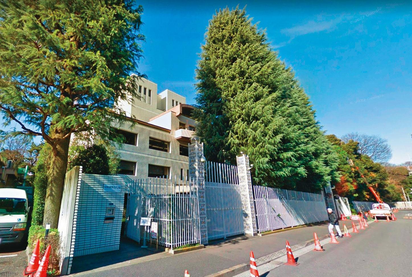 我國駐東京目黑區白金台的房地產市值約新台幣42億元。（翻攝Google Maps）