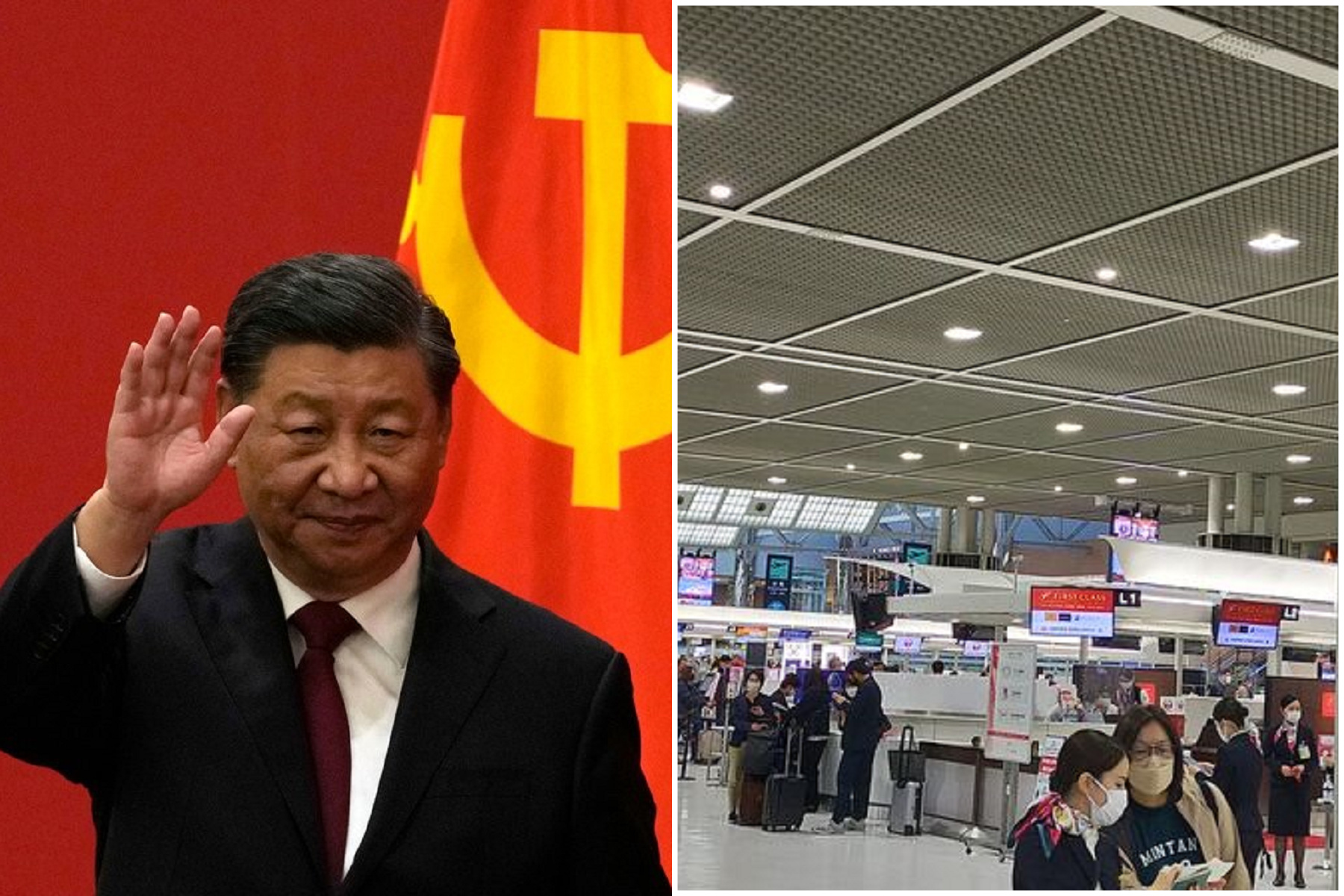 中國大解禁開放出國，日本驚了！宣布12月30日起陸客全面PCR。（翻自推特）