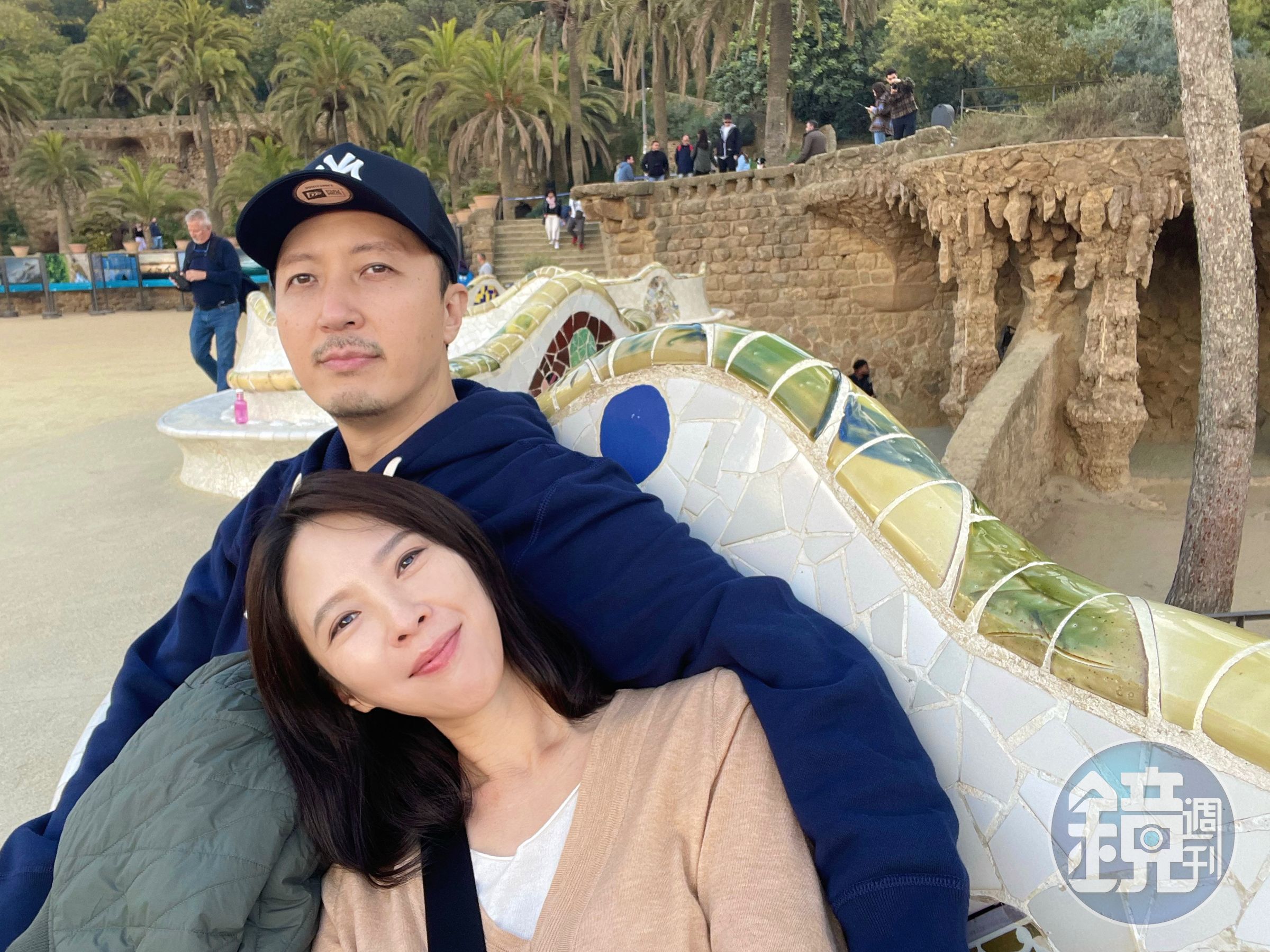 天心結婚6週年和老公在歐洲旅行。（福隆提供）