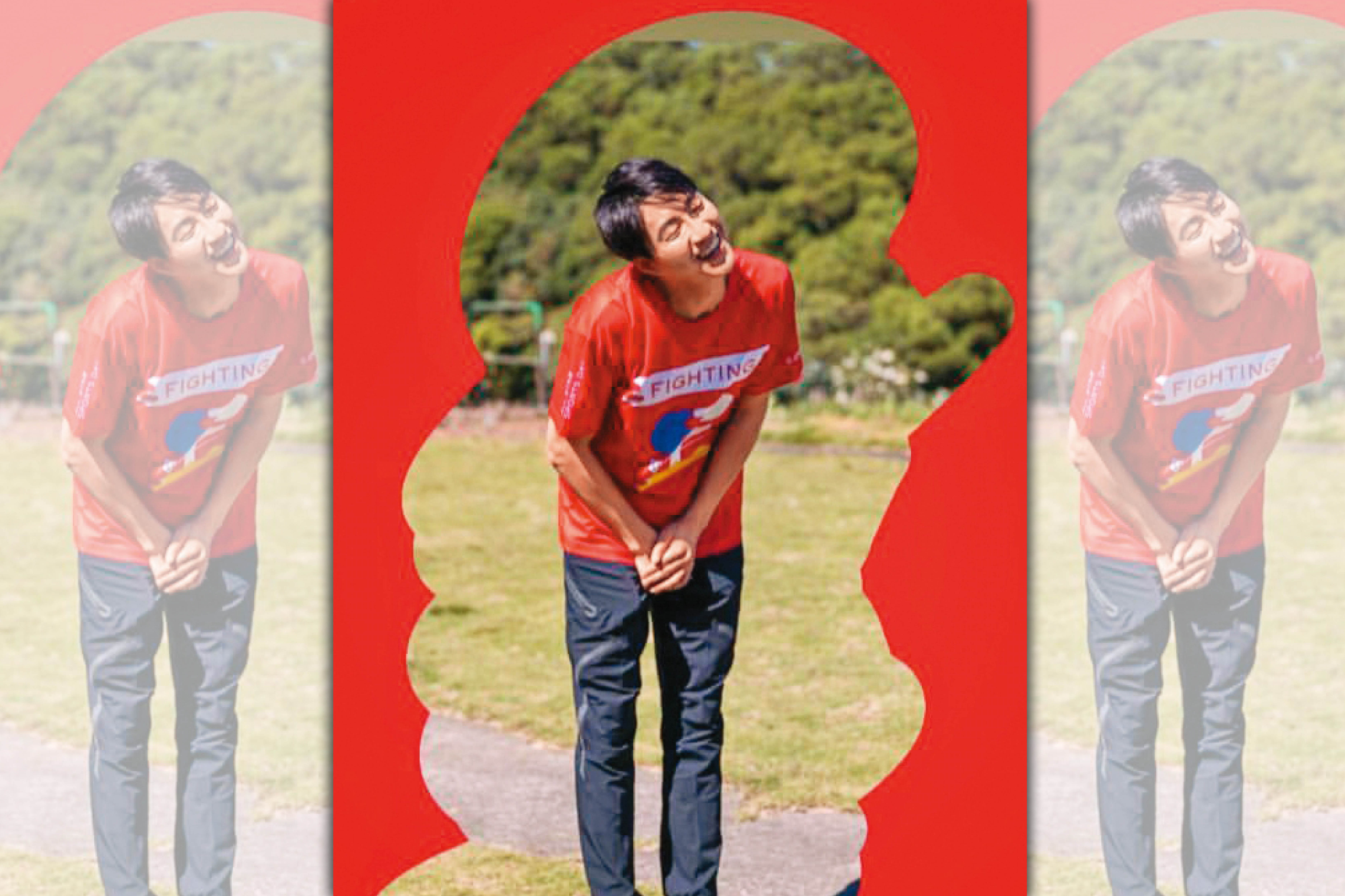 江宏傑化身媽媽桑，帶領紅隊歡迎《全明星運動會》舊雨新知。（翻攝自薛姓女子IG）