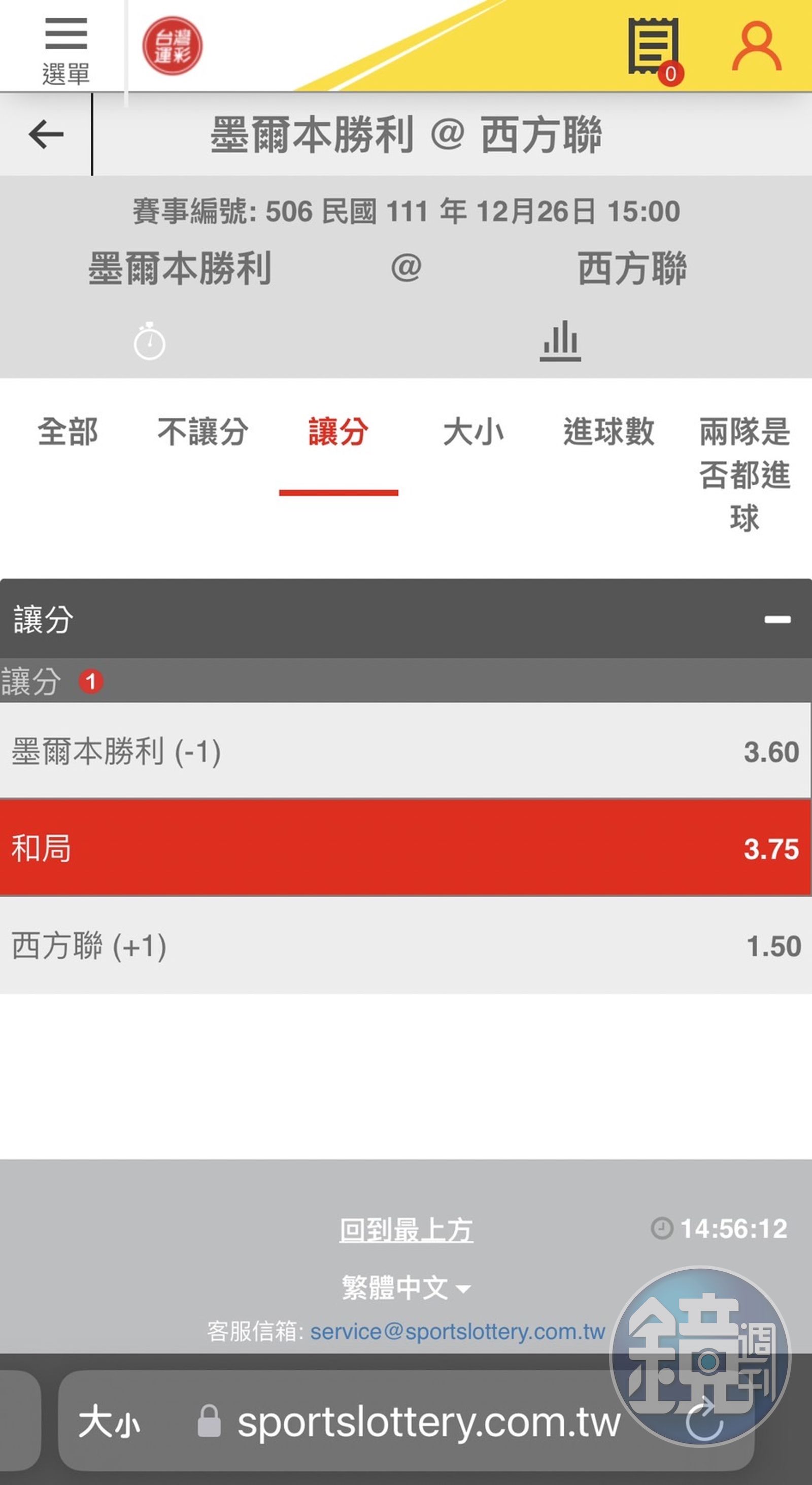 全文】足球賽讓分資訊未標明運彩網路版投注爆漏洞- 鏡週刊Mirror Media