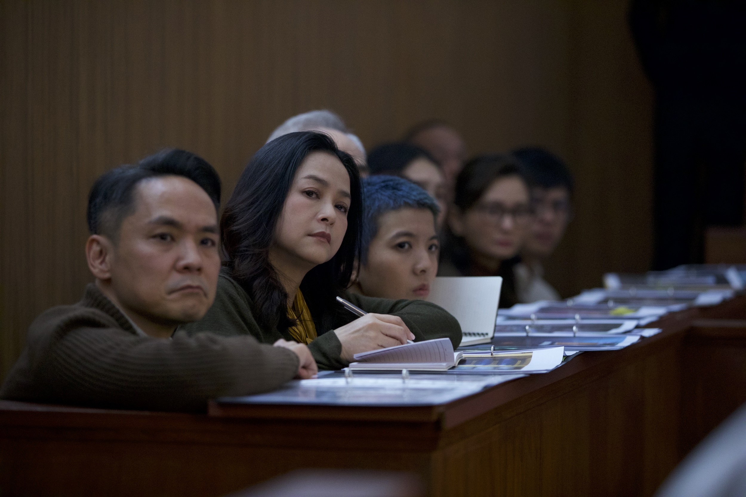 葉蘊儀暌違多年回歸大銀幕，被監製翁子光誠意打動，在《正義迴廊》飾演陪審團成員。（甲上提供）