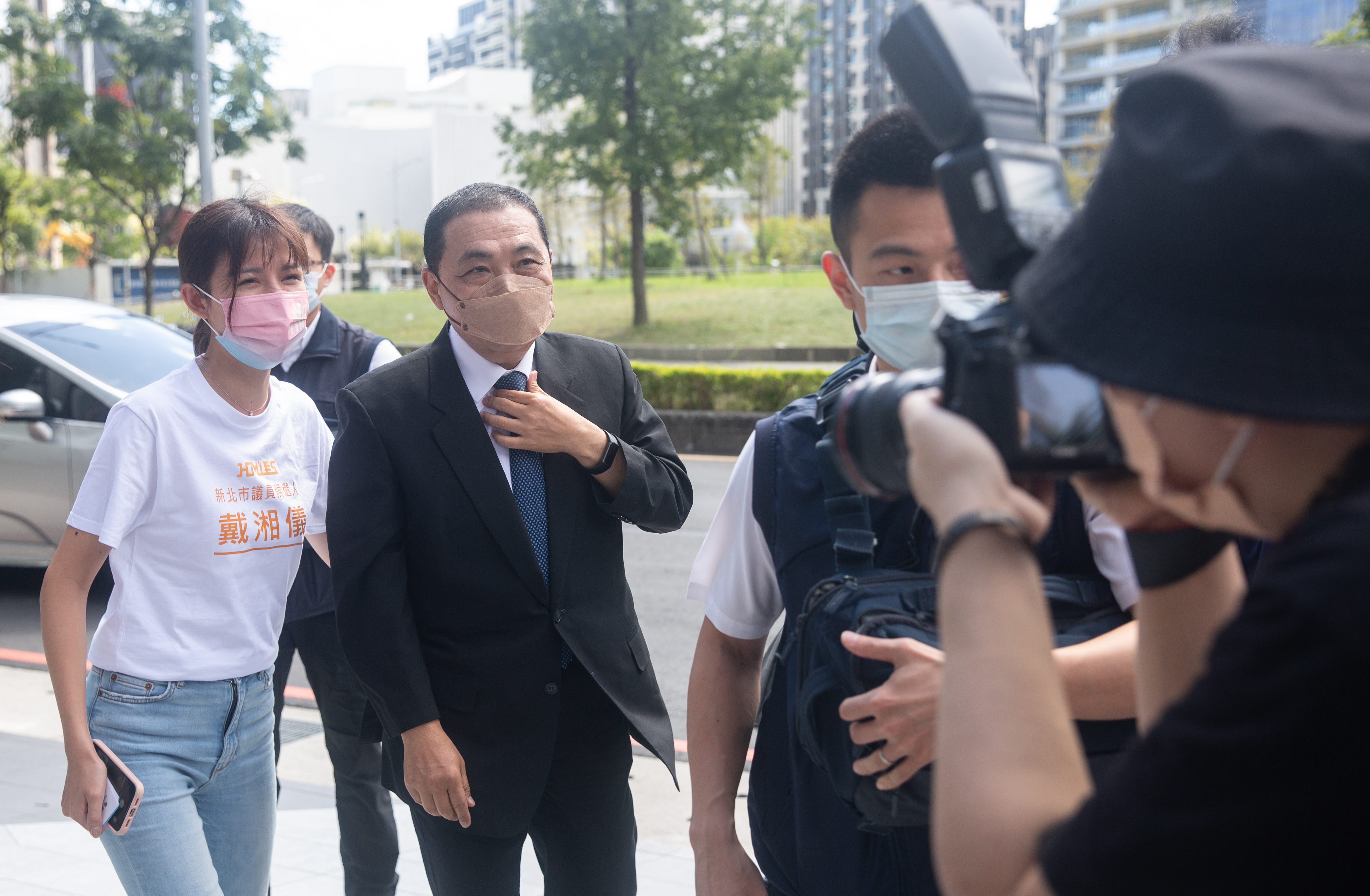 監察院今對恩恩案調查報告召開記者會，席間監委也證實新北市長侯友宜（圖中）並未出席約詢。（本刊資料照）