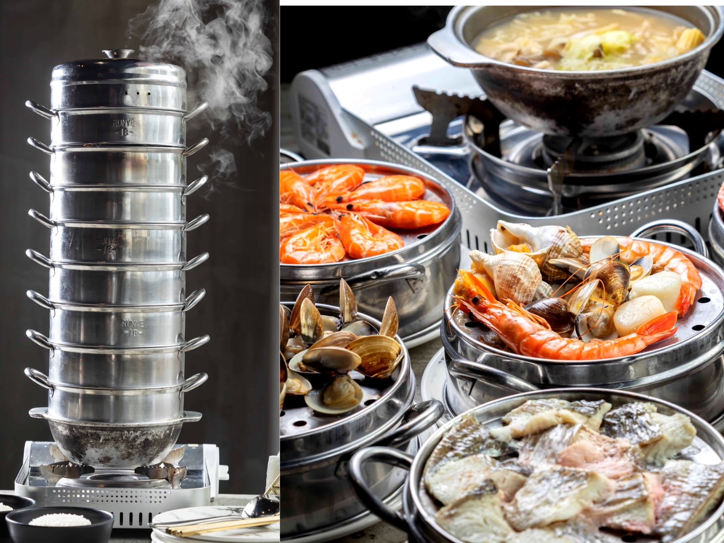 台中「8德司」的招牌「101海鮮塔」滿足了海鮮控一次吃到各種鮮味的欲望。