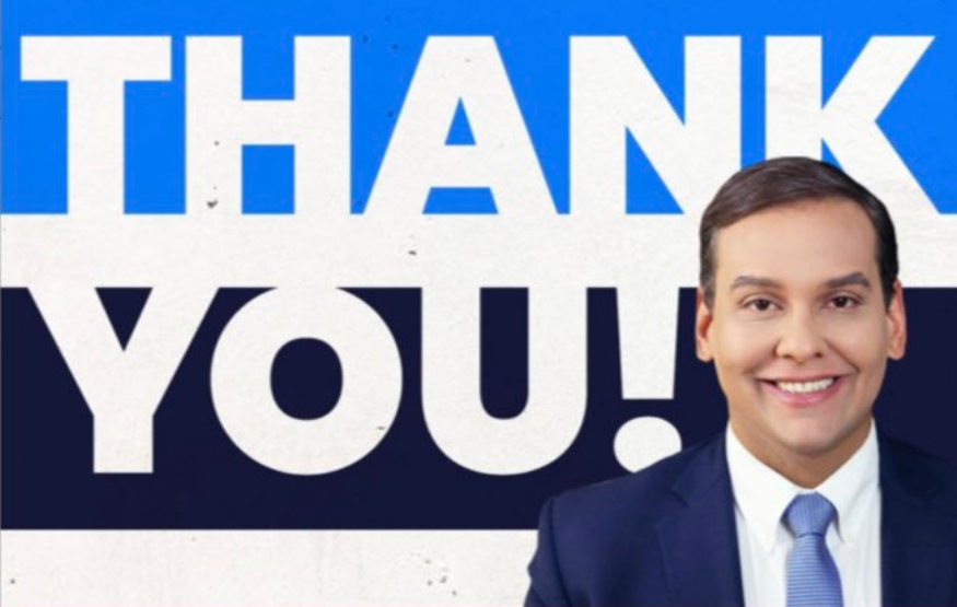 34歲美國共和黨眾議員當選人桑托斯被爆出學經歷造假。(翻攝George Santos推特)