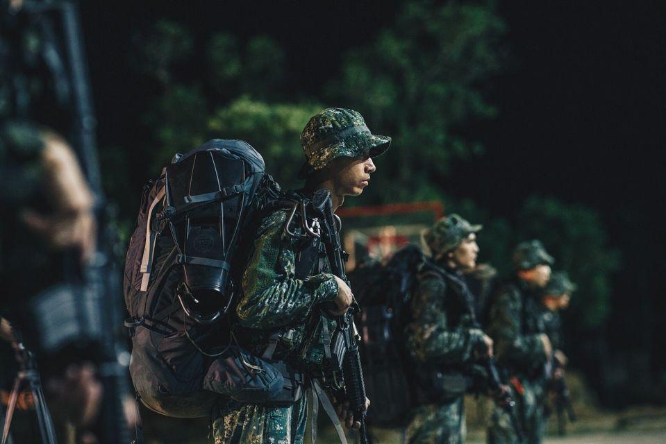 新兵役制度上路後,替代役也要打靶。(翻攝國防部發言人臉書)