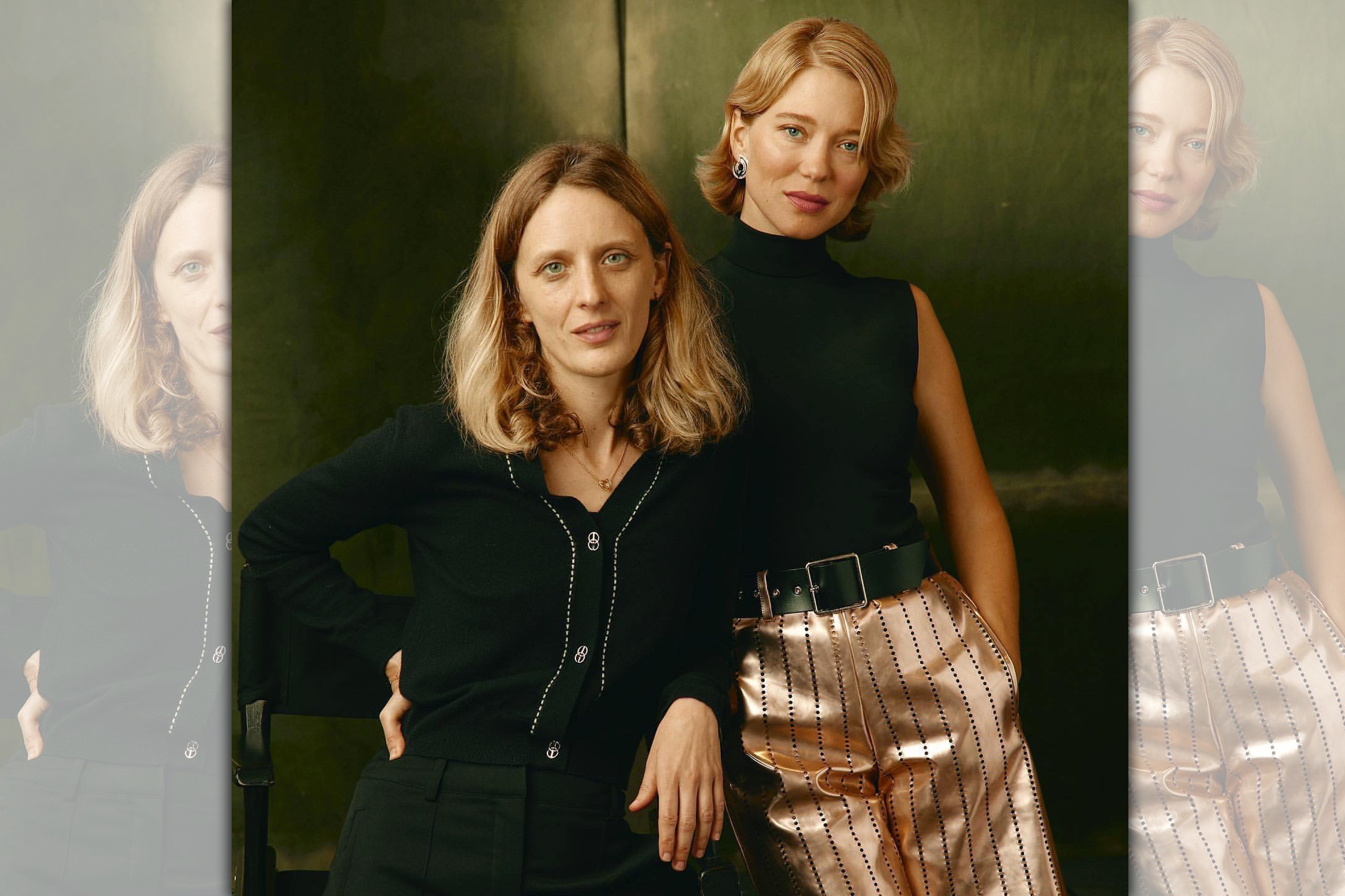 導演米雅韓桑露芙（左）新片《美好的早晨》由蕾雅瑟杜（右）主演。（東昊提供）