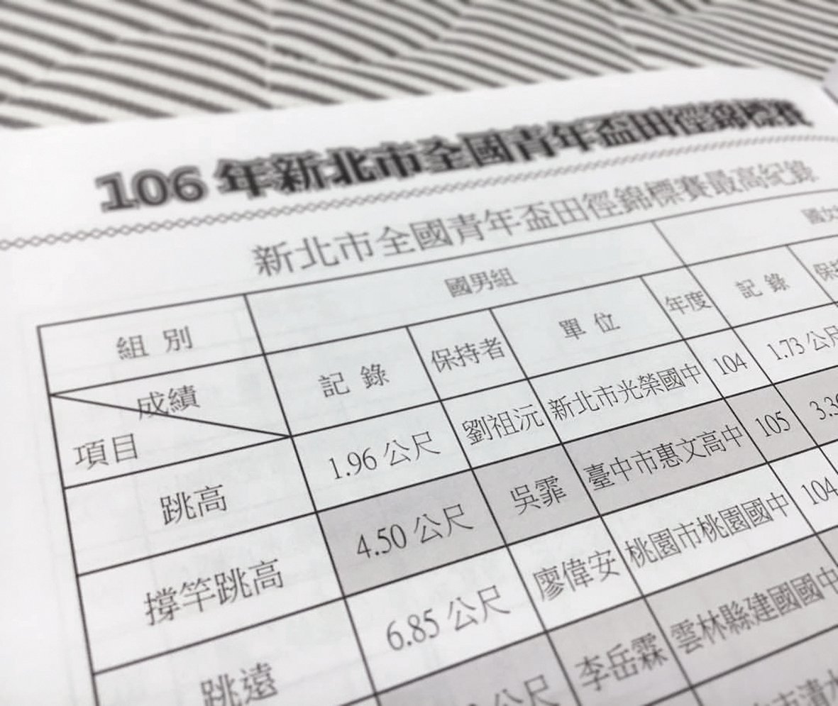 吳霏從國中開始成了撐竿跳好手，曾拿過3屆全中運撐竿跳冠軍。（翻攝自吳霏IG）