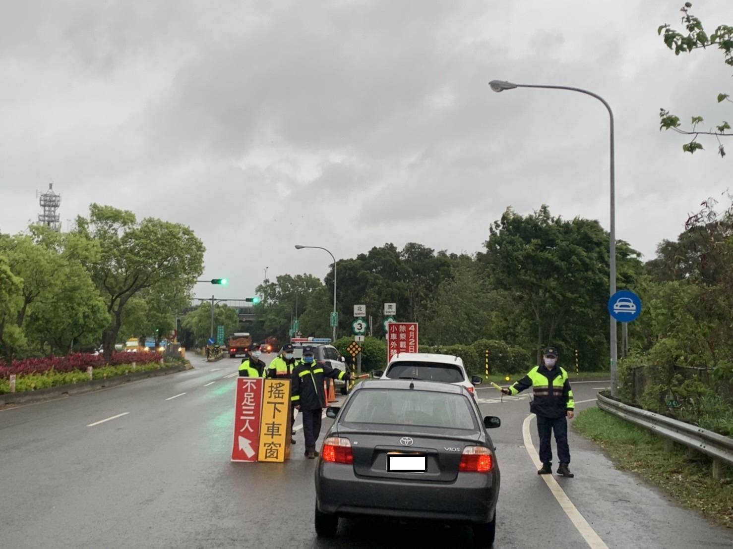 警政署責成全國各警察機關加強元旦連假疏導工作。（警方提供）