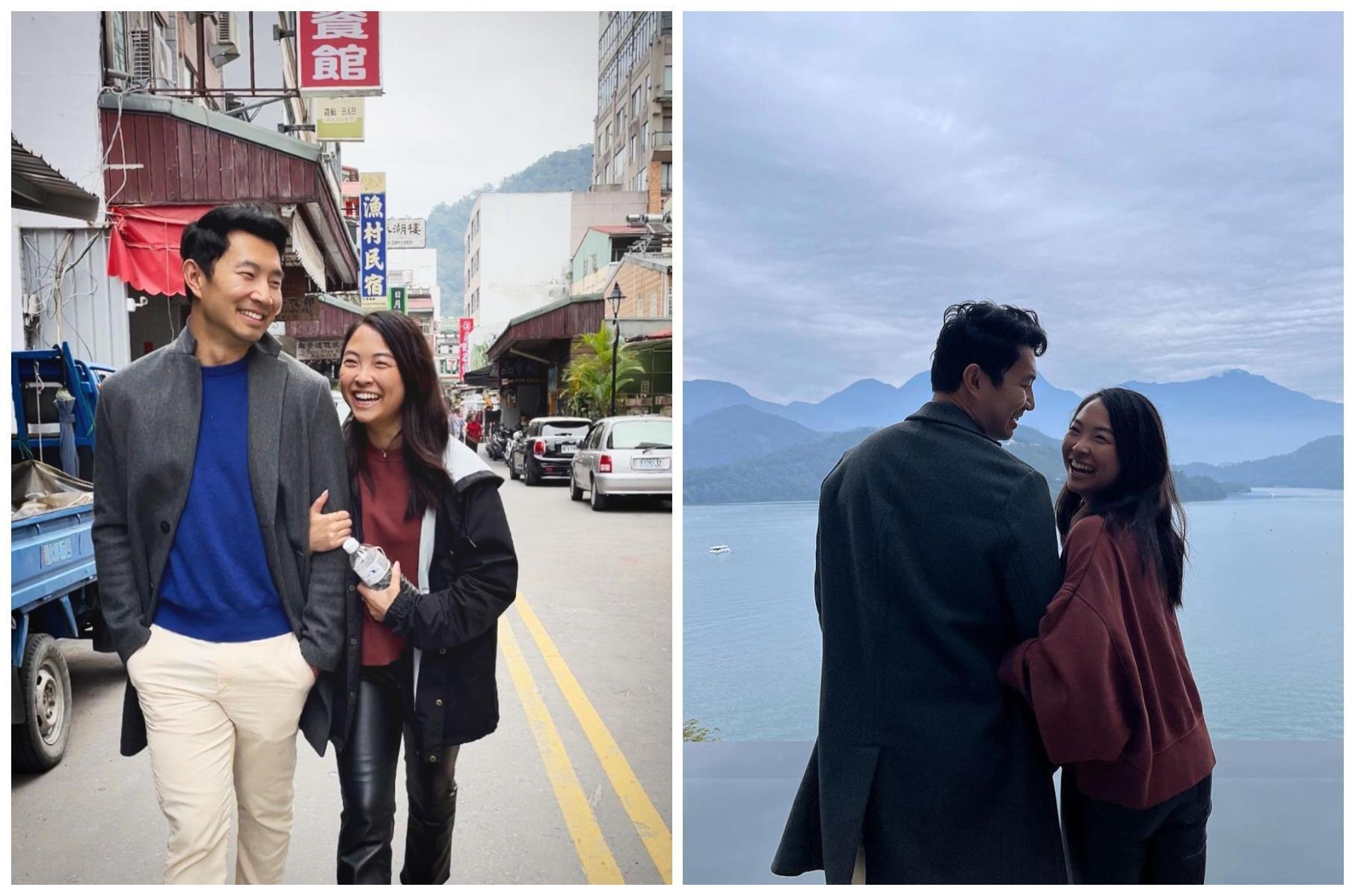 劉思慕跟女友Alison到日月潭觀光。(翻攝simuliu、allison IG)