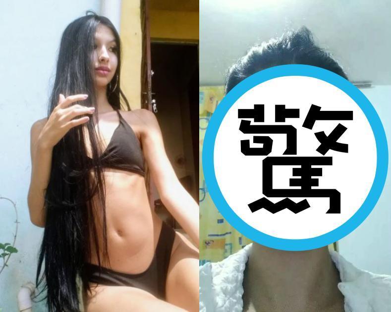 巴西的正妹網紅突然秀出一張「毀容豬頭照」,讓粉絲們都嚇壞了。(翻攝/IG @luluziinha33)