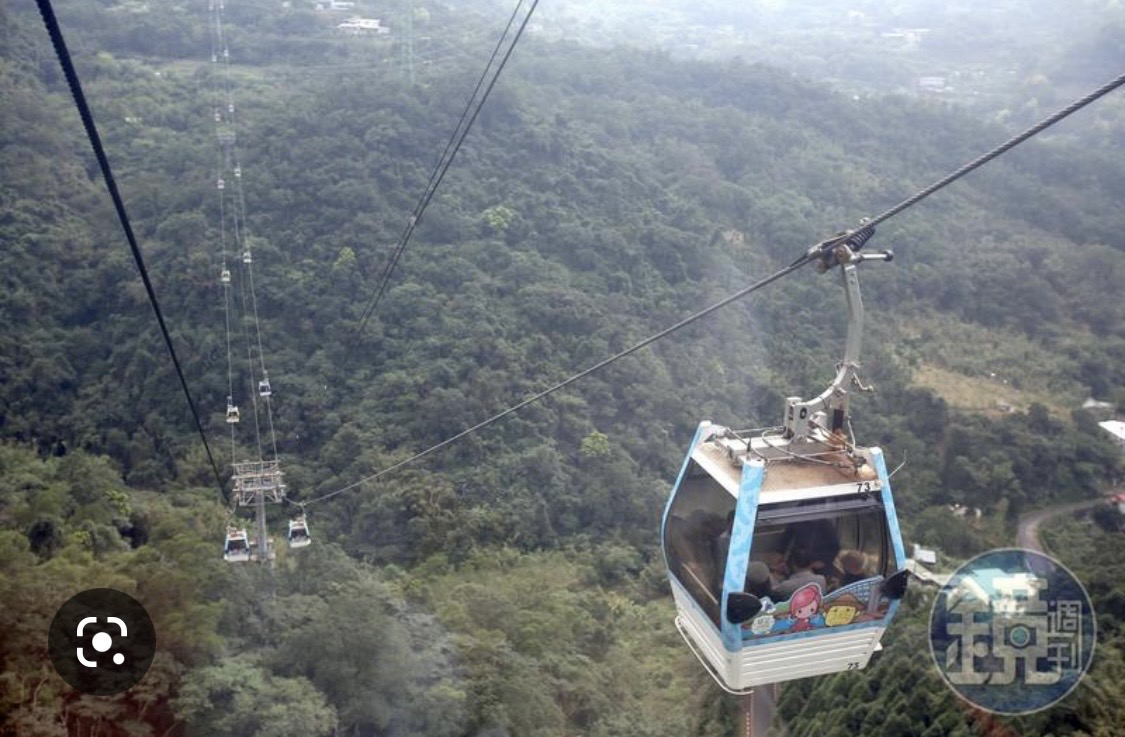 北市文山區貓空纜車。