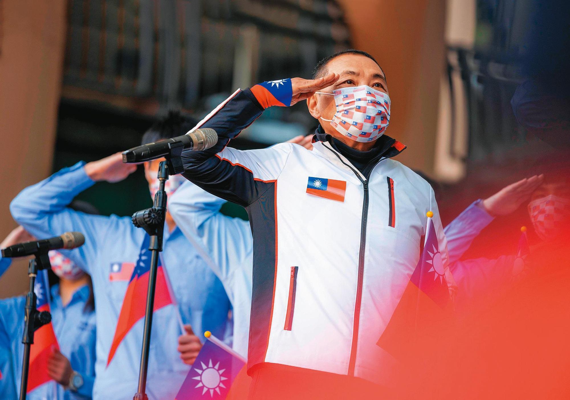 侯友宜發表元旦談話，罕見談及國際及兩岸議題，被解讀是為2024年總統選舉暖身。（翻攝侯友宜臉書）