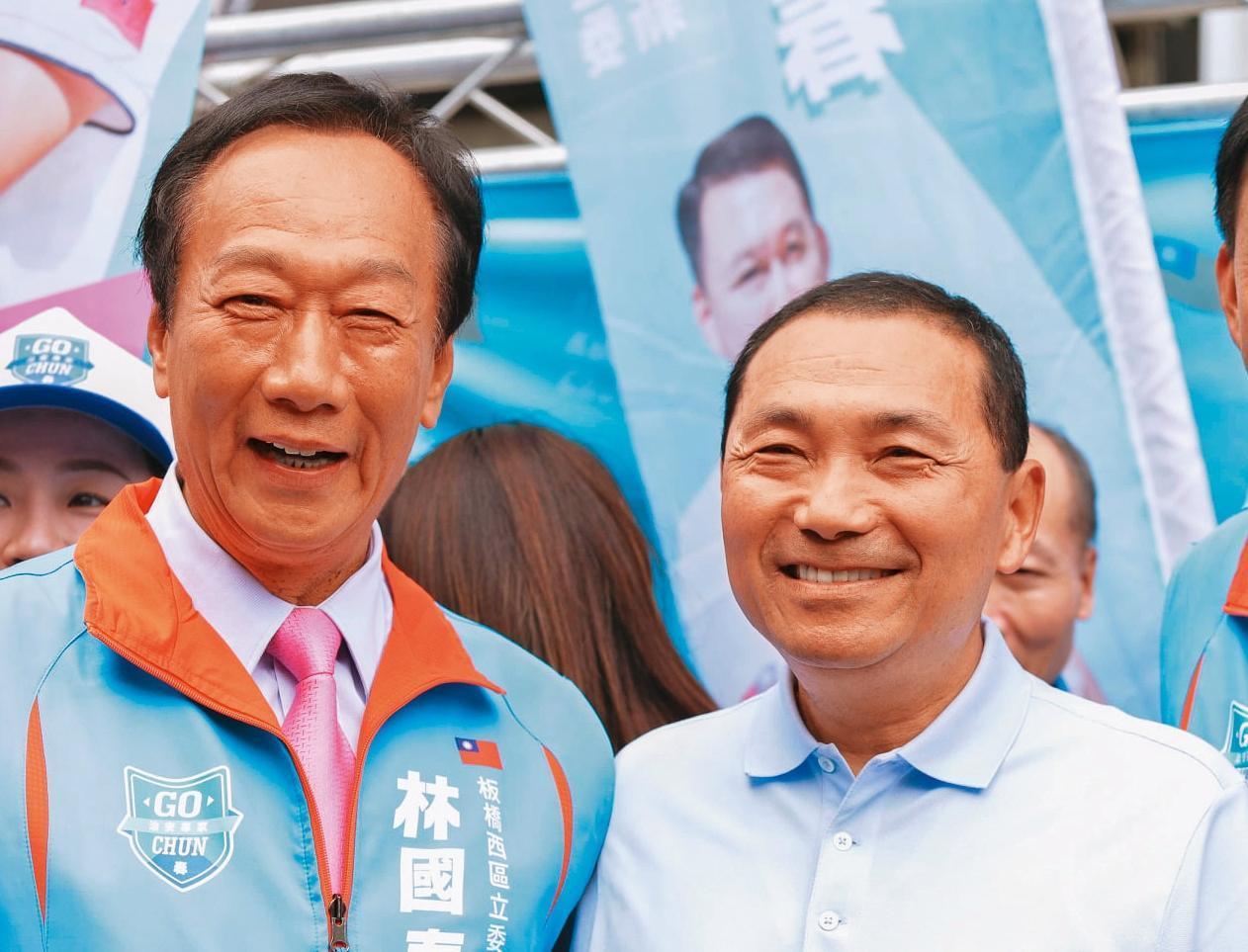 本刊掌握，侯郭結盟拚2024總統大位已成2人共識。（翻攝林國春臉書）