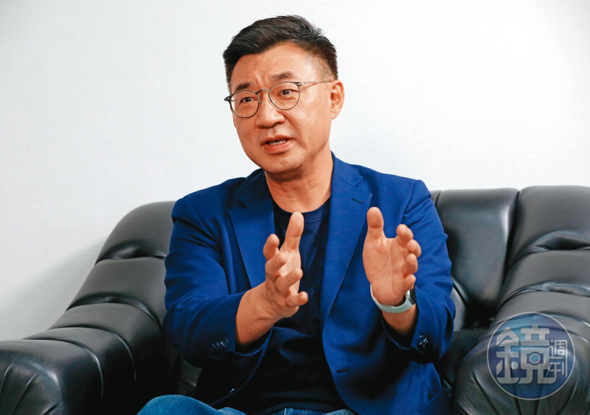 前國民黨主席江啟臣接棒新北市長呼聲高,但江2日表示將爭取立委連任。