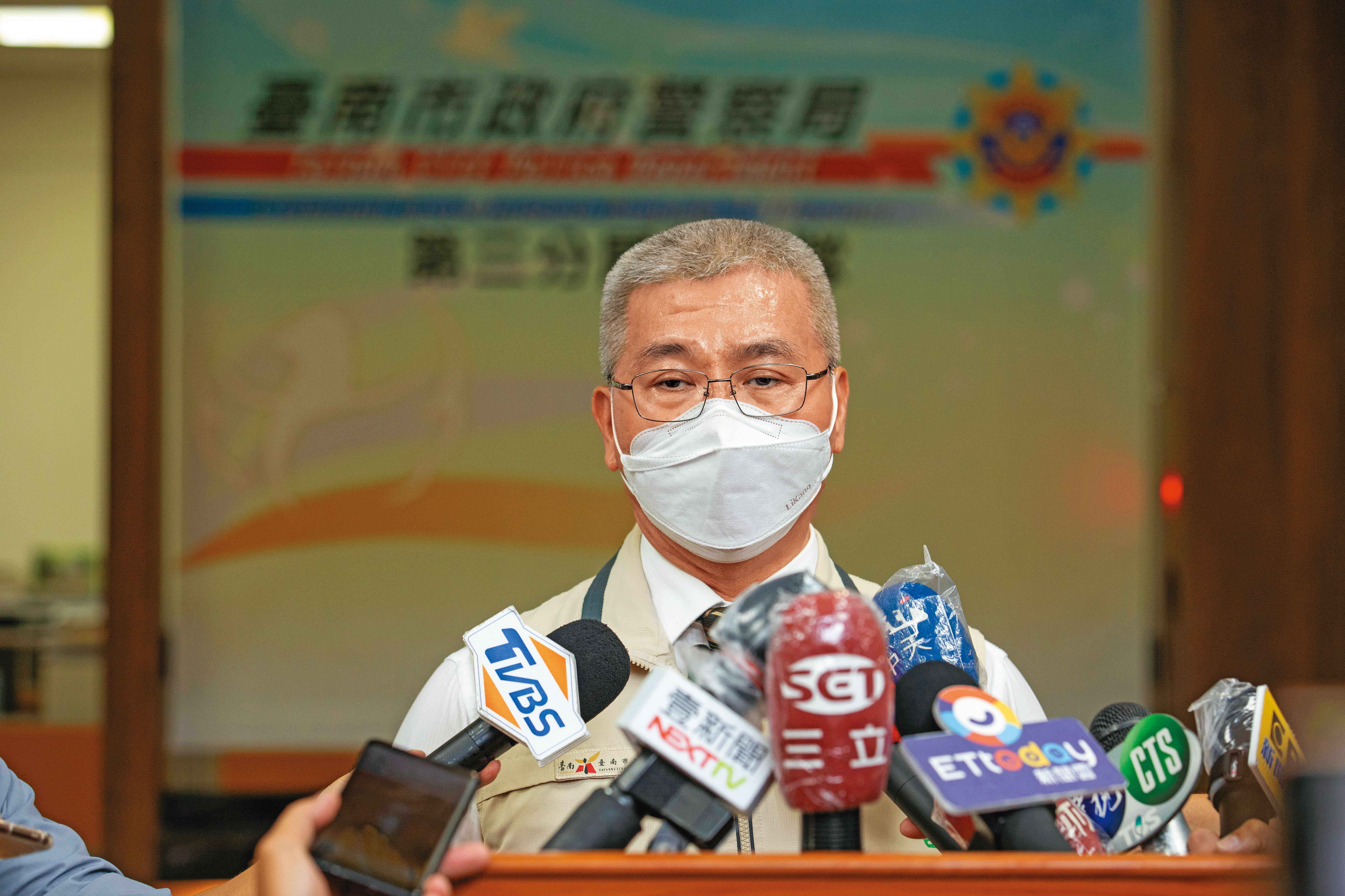 台南市警局長方仰寧（圖）對愛將莊武能涉案表示痛心，更稱識人不清已自請處分。