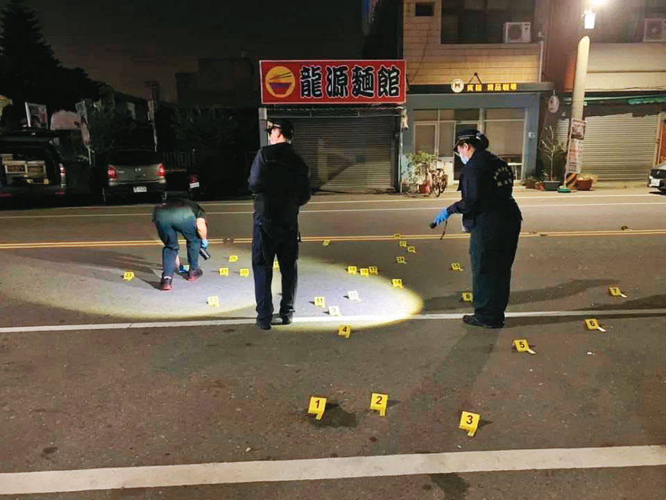 台南學甲於九合一大選前發生88槍槍擊案，重創台南治安聲譽。（翻攝畫面）