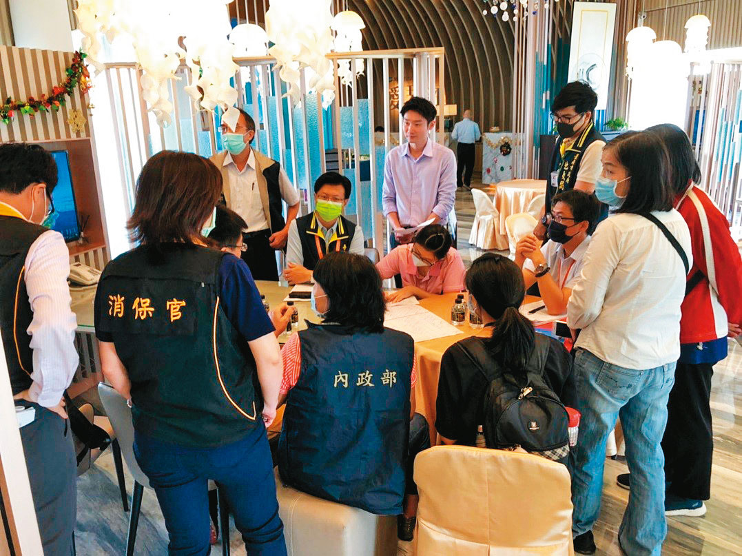 事實上,政府早有心打擊炒房歪風,前年起開始積極到各案場進行聯合稽查。(內政部提供)