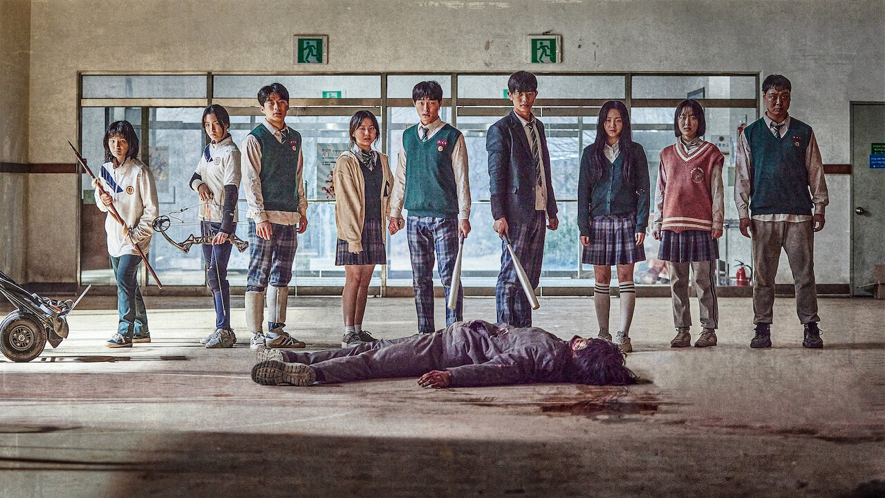 《殭屍校園》講述一所高中遭到病毒入侵，存活下來的學生孤立無援。（Netflix提供）