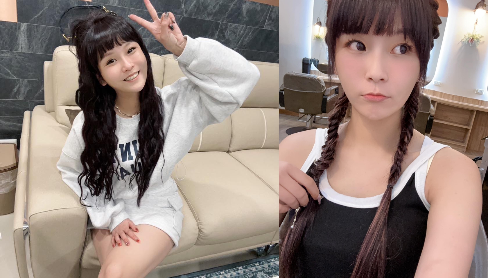 丟丟妹(李明珊)宣告將回歸,只是換了一個粉絲團,而恐怕也不能再使用她所創造成名的「丟丟妹」這個名字。(翻攝自「樓頂揪樓下」粉絲團)