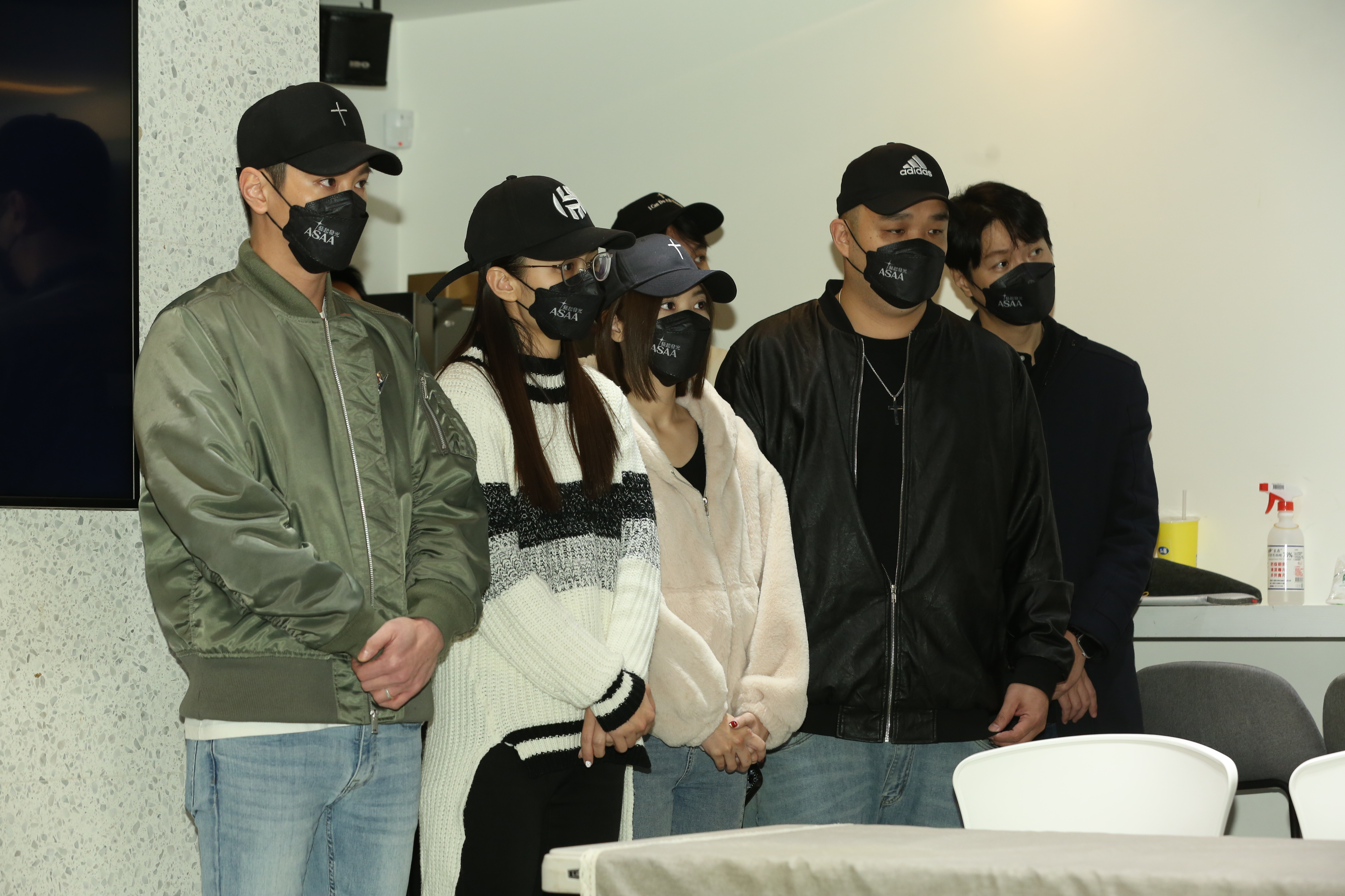 白家綺、吳東諺、林道遠現身記者會。
