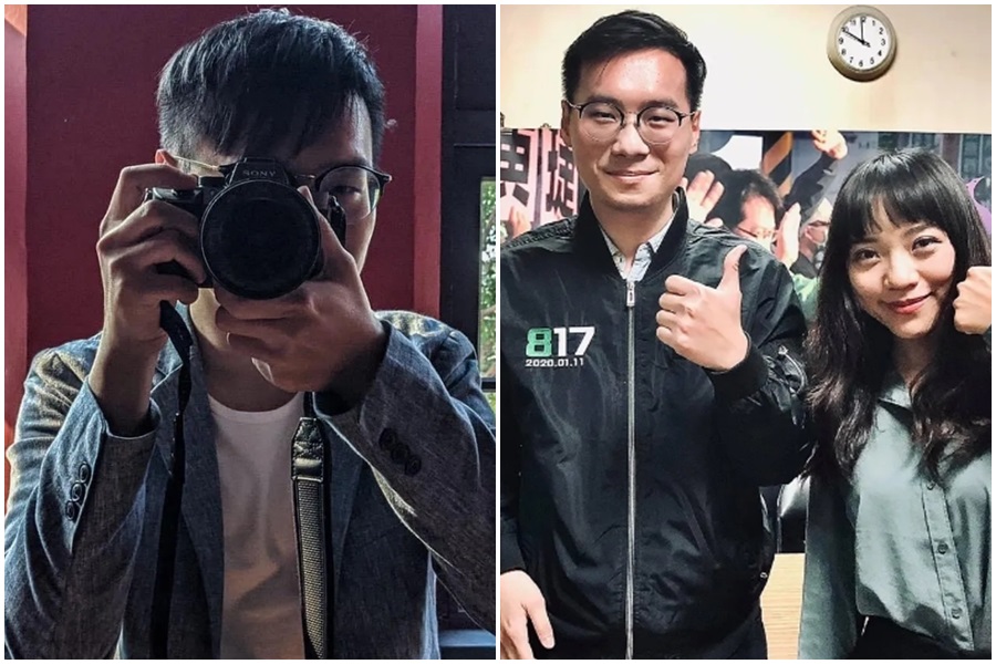 民進黨籍立委蔡易餘的助理陳俊言 ，遭爆料在非單身情況下應酬時找傳播妹買春。（翻攝自臉書）