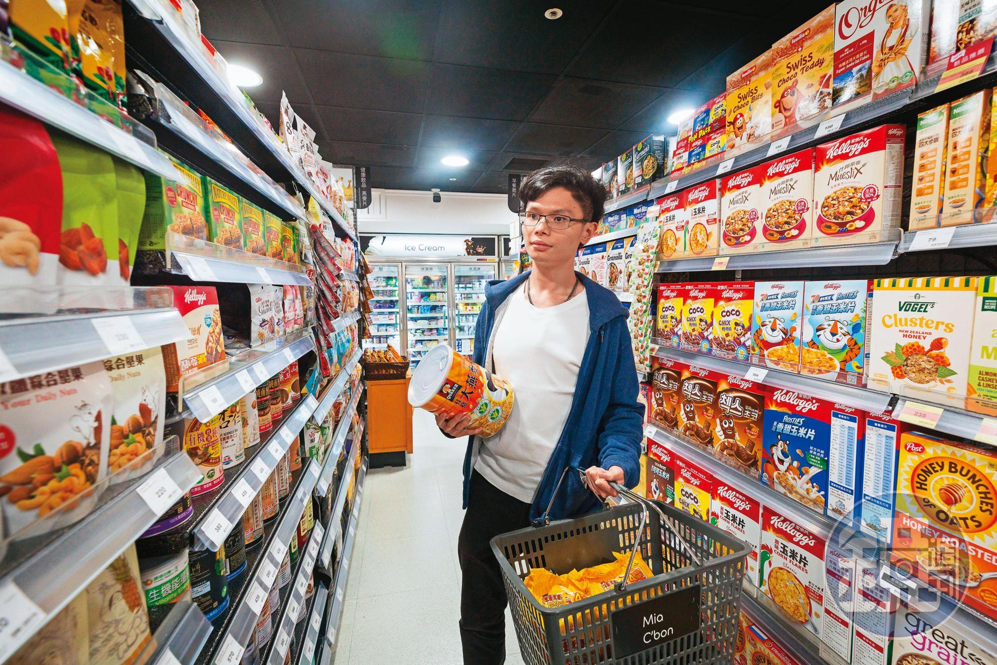 愛吃麥片的郭靖新，最喜歡存老牌食品公司佳格。