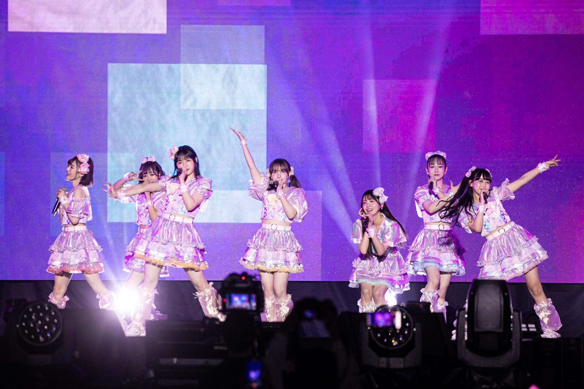 FRUITS ZIPPER在台南跨年晚會表演帶來精彩舞台。（放馬過來！日韓娛樂特設對策室 提供）