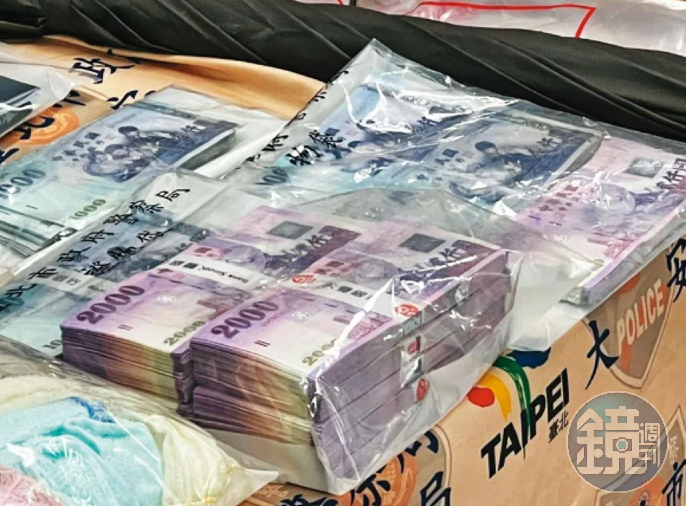警方逮捕涂明朗時，僅搜出245萬元贓款。（資料照片）