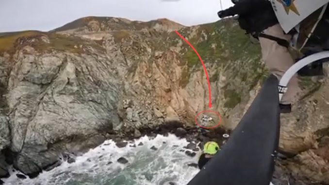 特斯拉墜崖解體，一家四口重摔90公尺！結局太驚人。（翻自《Drive Tesla》）