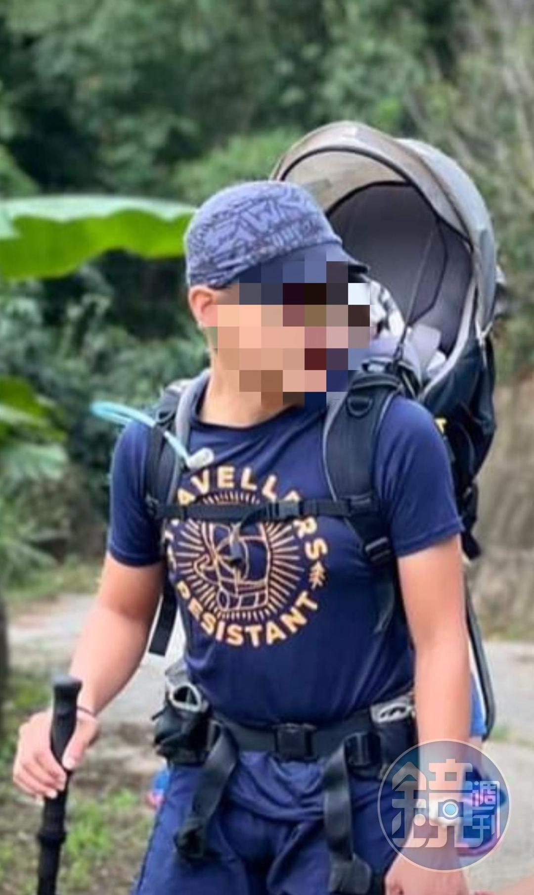 陳姓組長熱愛登山,除了追劇,也常利用上班時間在操場跑步健身。(讀者提供)