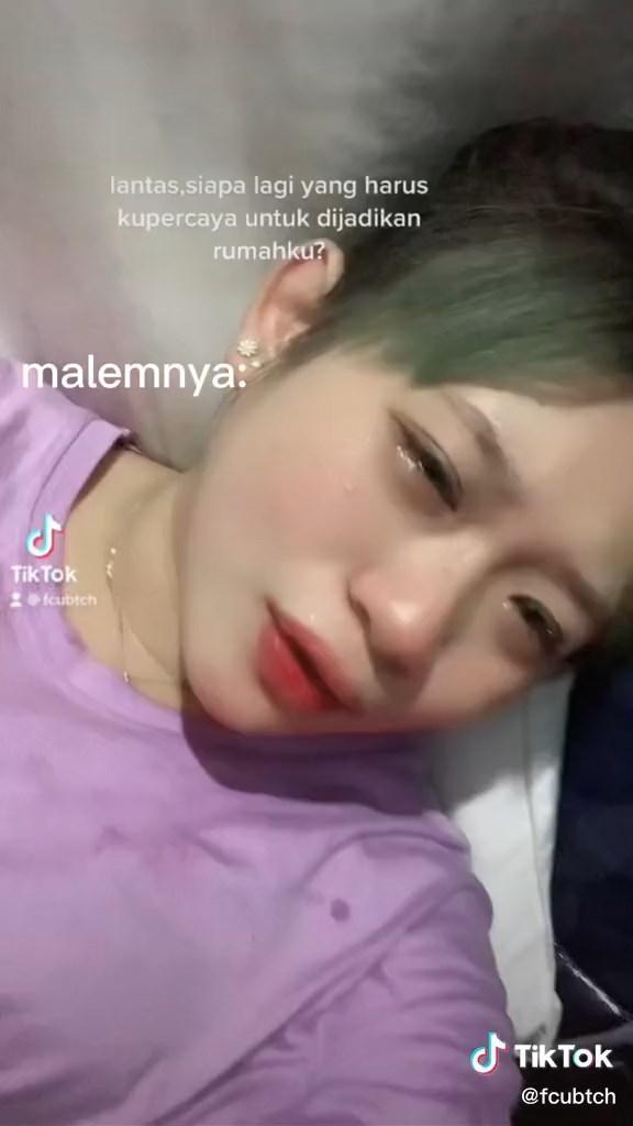 南達在婚禮結束後，還是忍不住爆哭。（翻自TikTok）