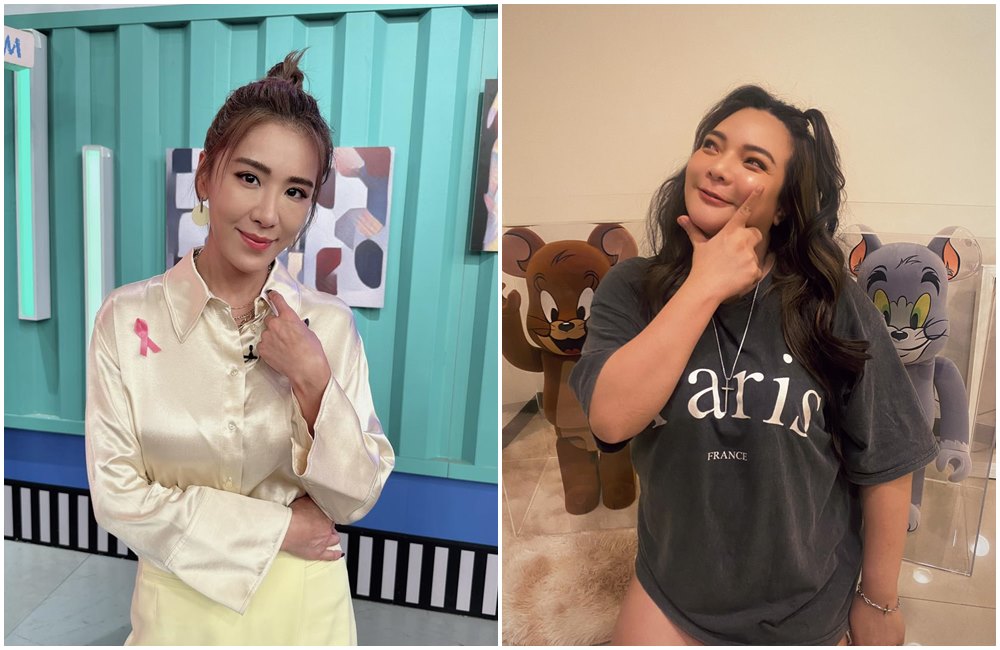 同樣信仰基督教的小禎（左）聲援小甜甜。（翻攝胡小禎臉書、小甜甜臉書）