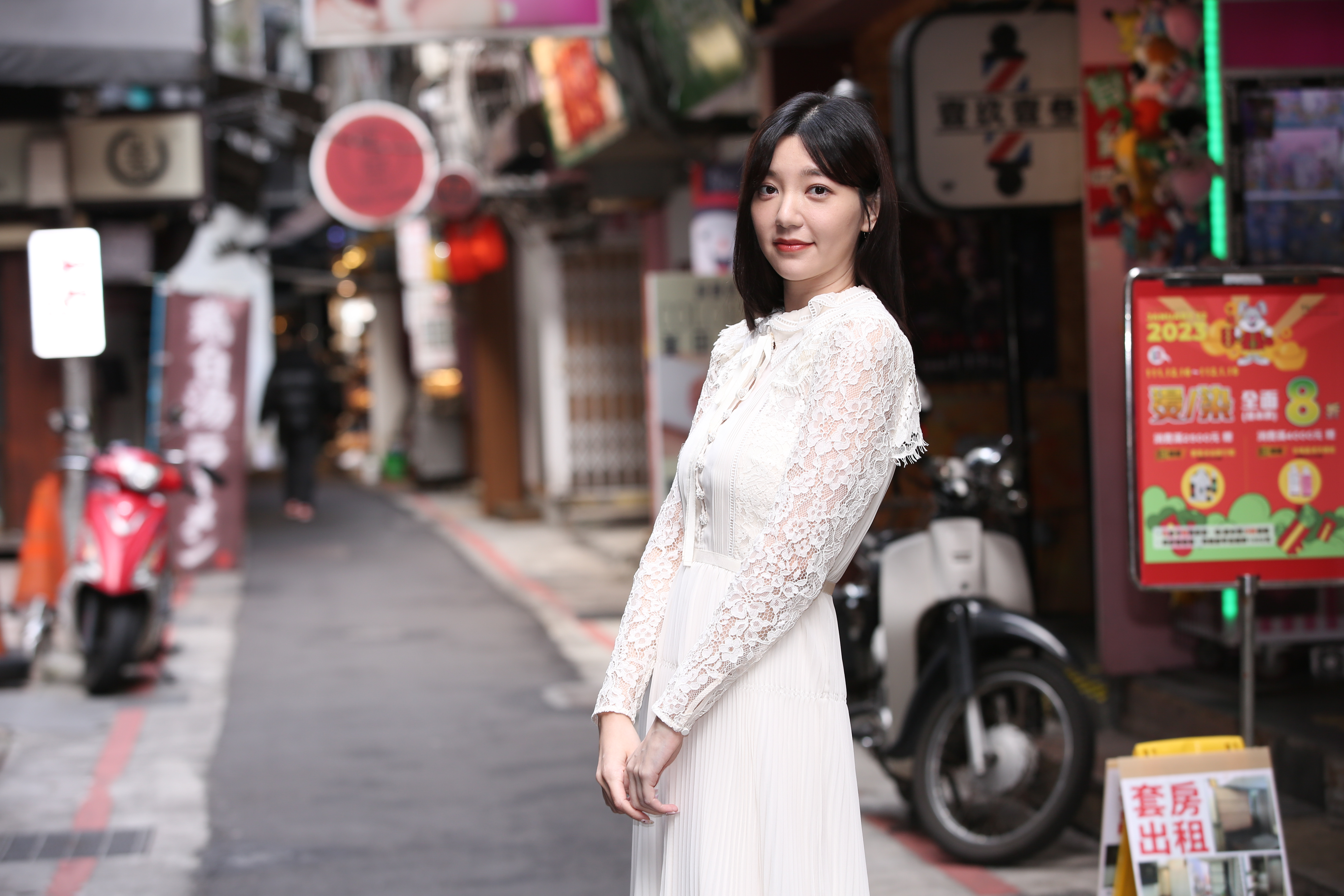 郭雪芙因拍電影《山中森林》與王子傳緋聞，她大方表示緋聞不影響兩人關係。