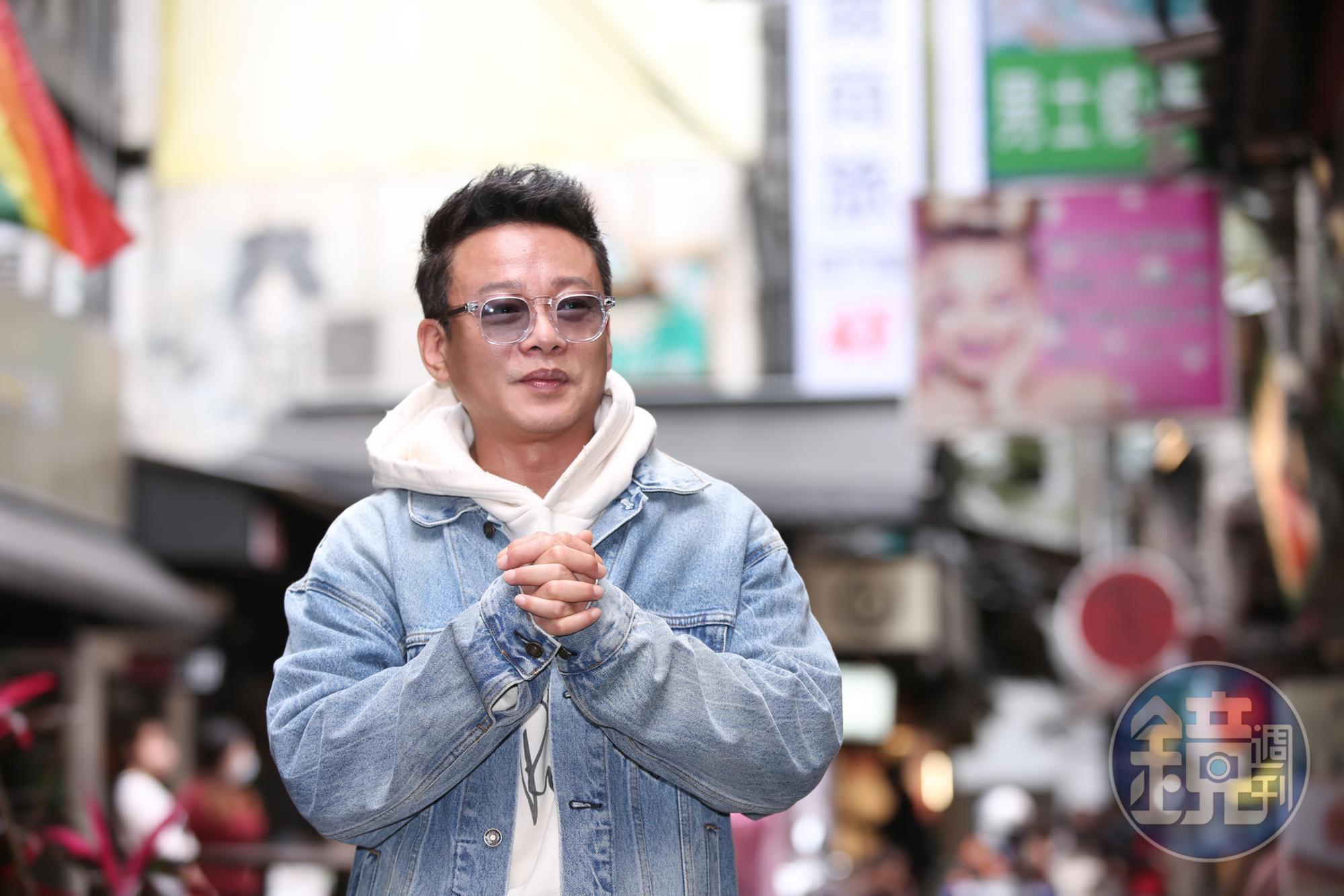 李康生（圖）讚郭雪芙是位好演員，還透露看了對方主演的《華燈初上》。
