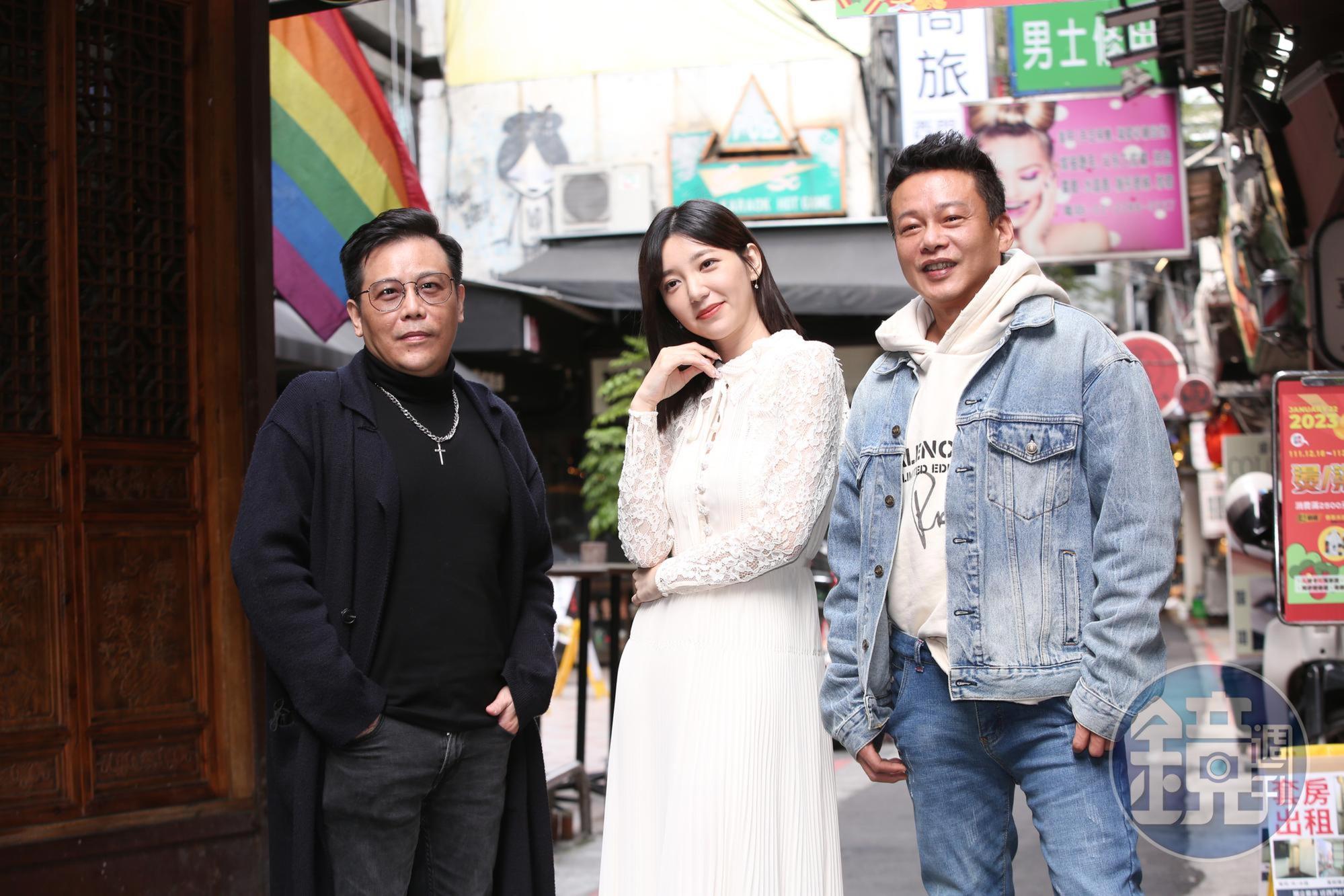 《山中森林》導演姜寧、監製兼主演李康生及演員郭雪芙出席媒體聯訪。