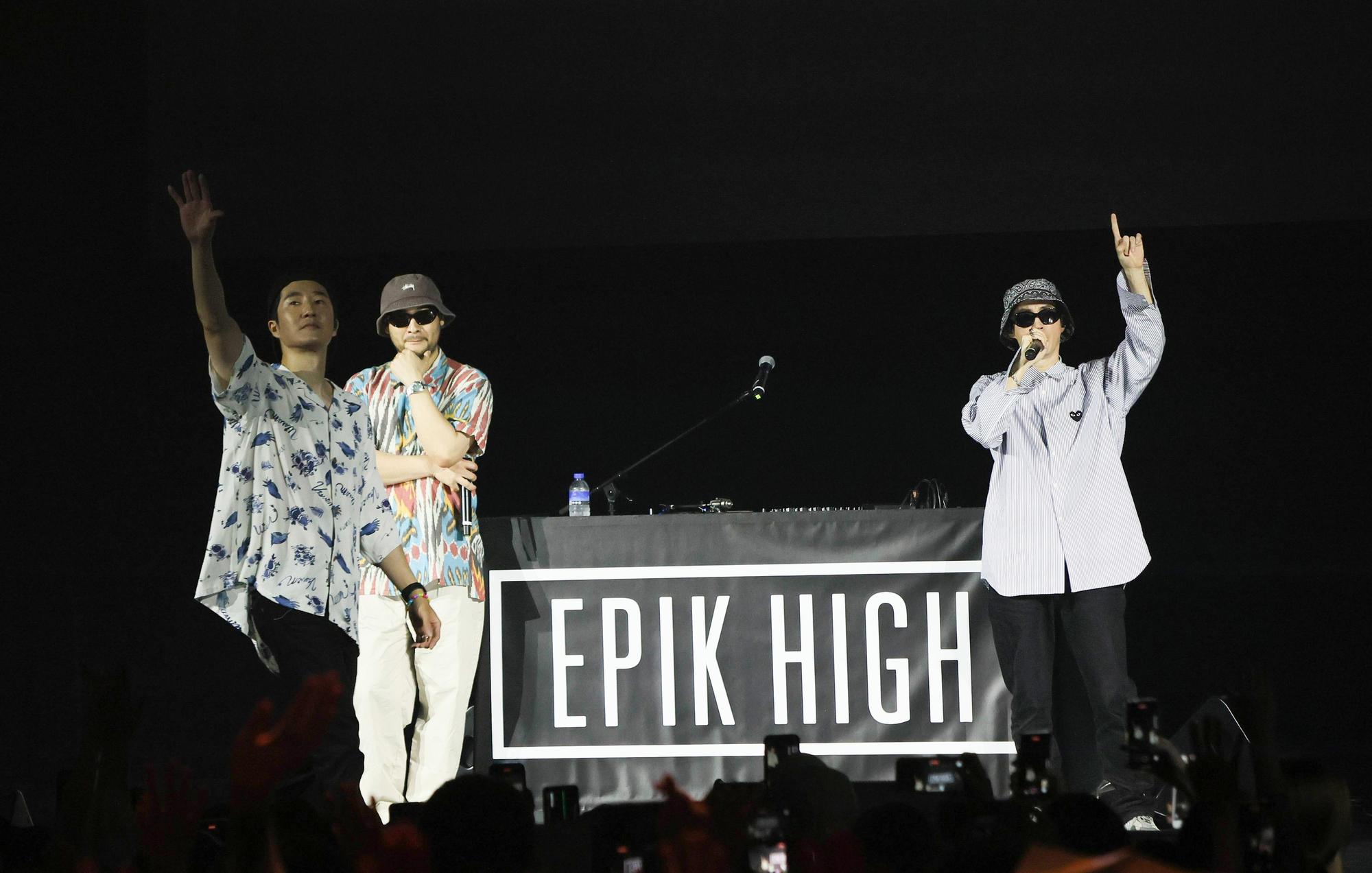 韓國嘻哈團體Epik High日前來台開唱,也選在Zepp New Taipei。(超級圓頂提供)