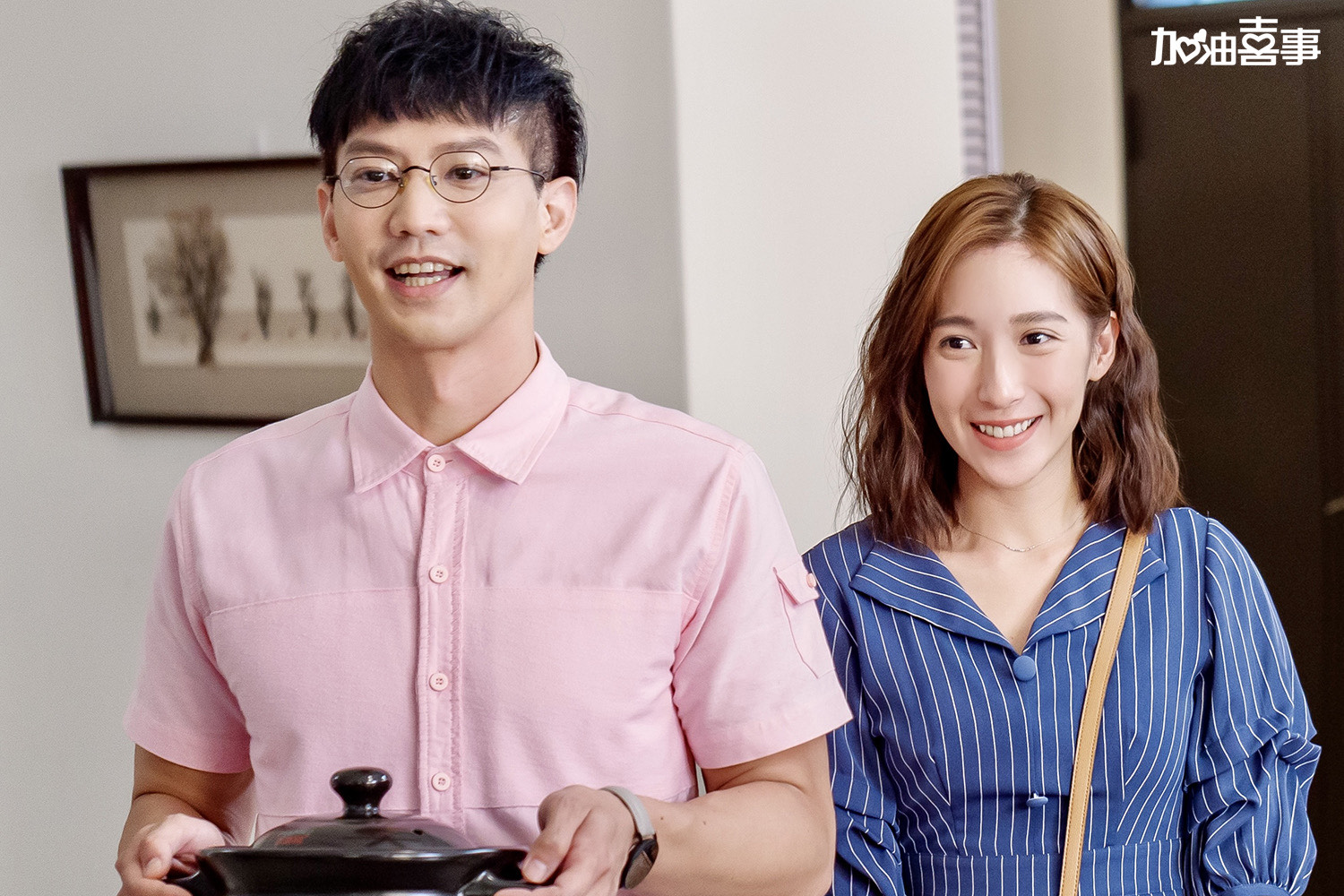 鄒承恩和楊晴兩人繼《翻牆的記憶》、《女兵日記》後第三度合作。（TVBS提供）