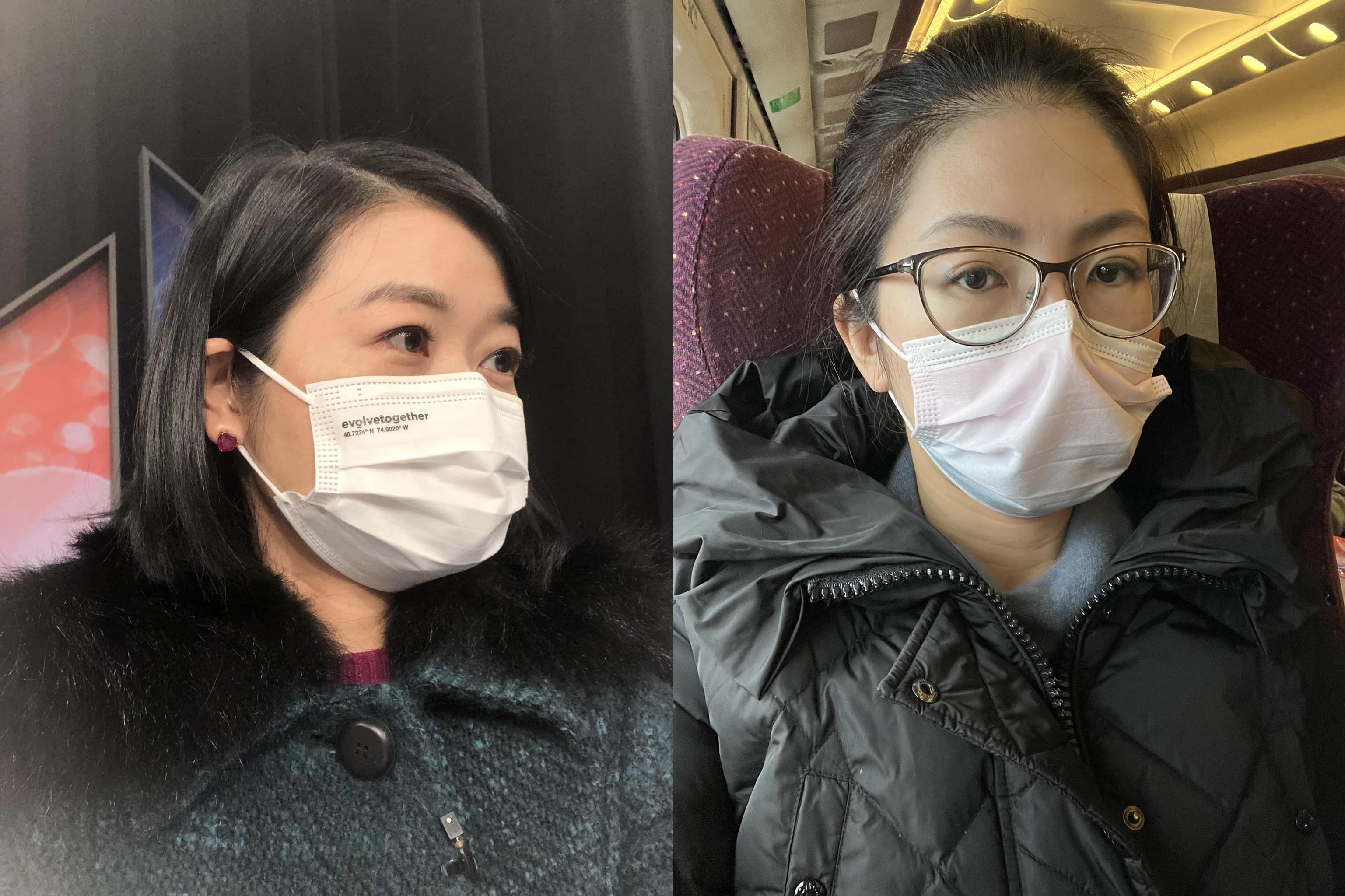 針對小甜甜老公的年紀，以及所謂的「家暴」，李怡貞（右）、黃宥嘉（左）分別作出評論。（翻攝臉書）