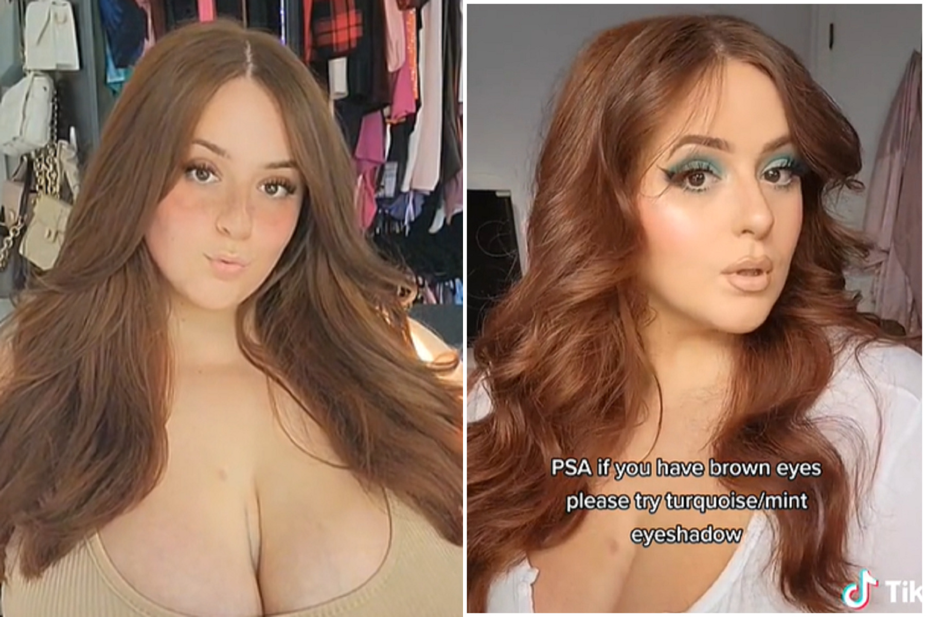 網美擁「超巨飛彈奶」羨煞他人，下半身無碼露出！網友全驚呆了。（翻自TikTok）