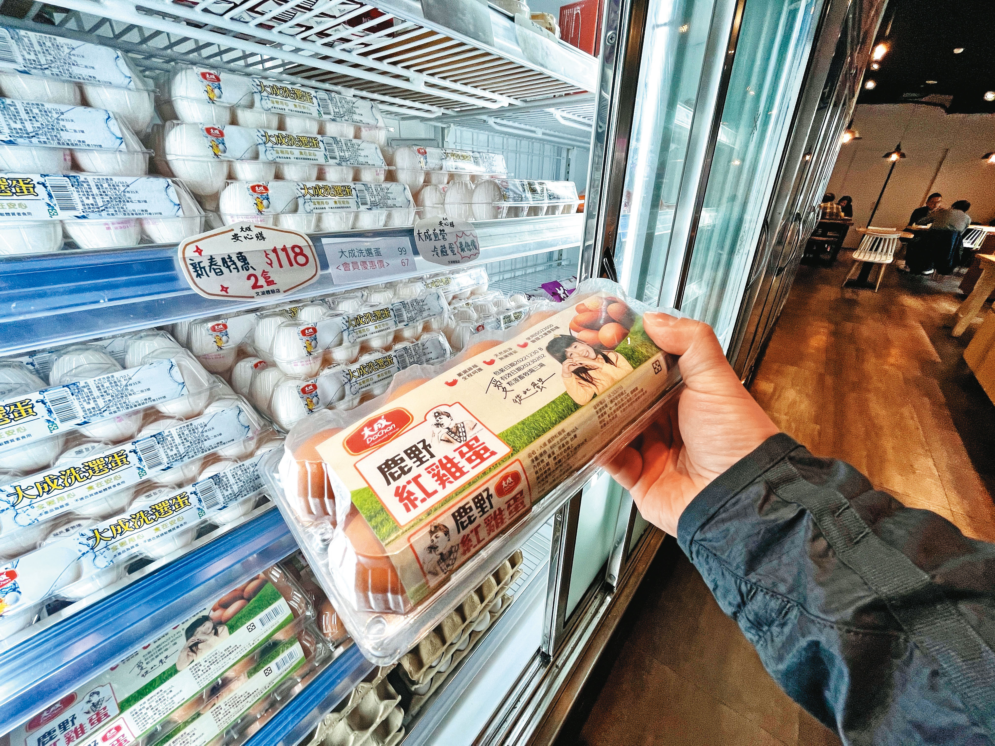 大成蛋品在國內市佔第一，在全聯、家樂福等通路都能買到。