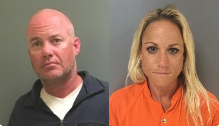 邪惡夫妻辛西婭（右）、丹尼斯涉嫌性侵兒童、製作兒童色情製品等罪，遭重判不得假釋。（翻攝推特@ajplus）