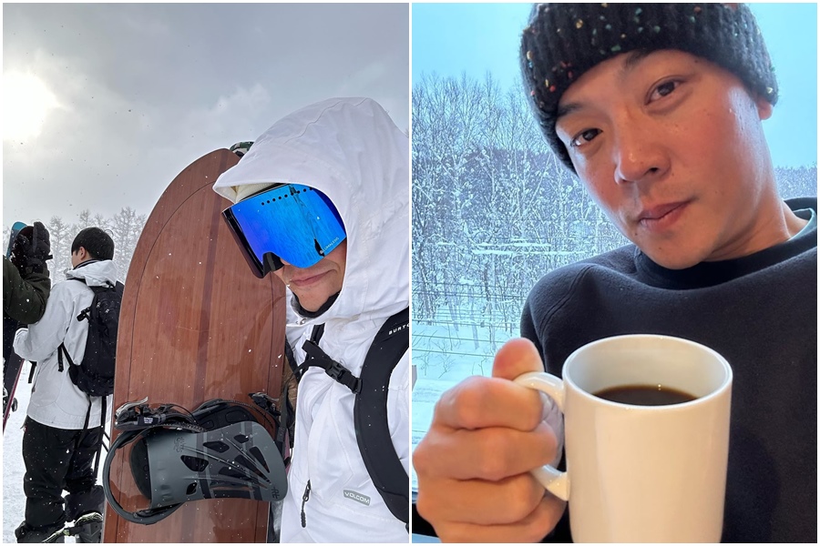 姚元浩到日本北海道滑雪，沒想到心愛的滑雪板竟然在雪場被偷。（翻攝自姚元浩臉書）