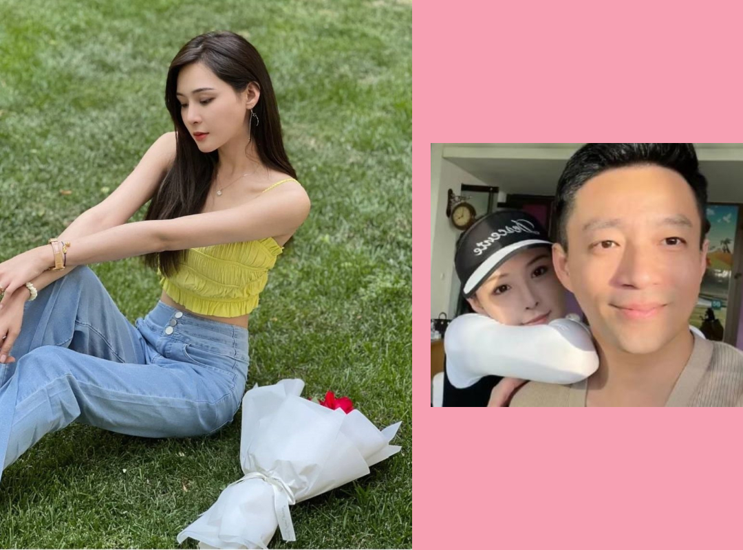 汪小菲(右圖右)感謝現任女友張穎穎(右圖左、左圖),是自己的大恩人。(翻攝張穎穎抖音、小紅書)