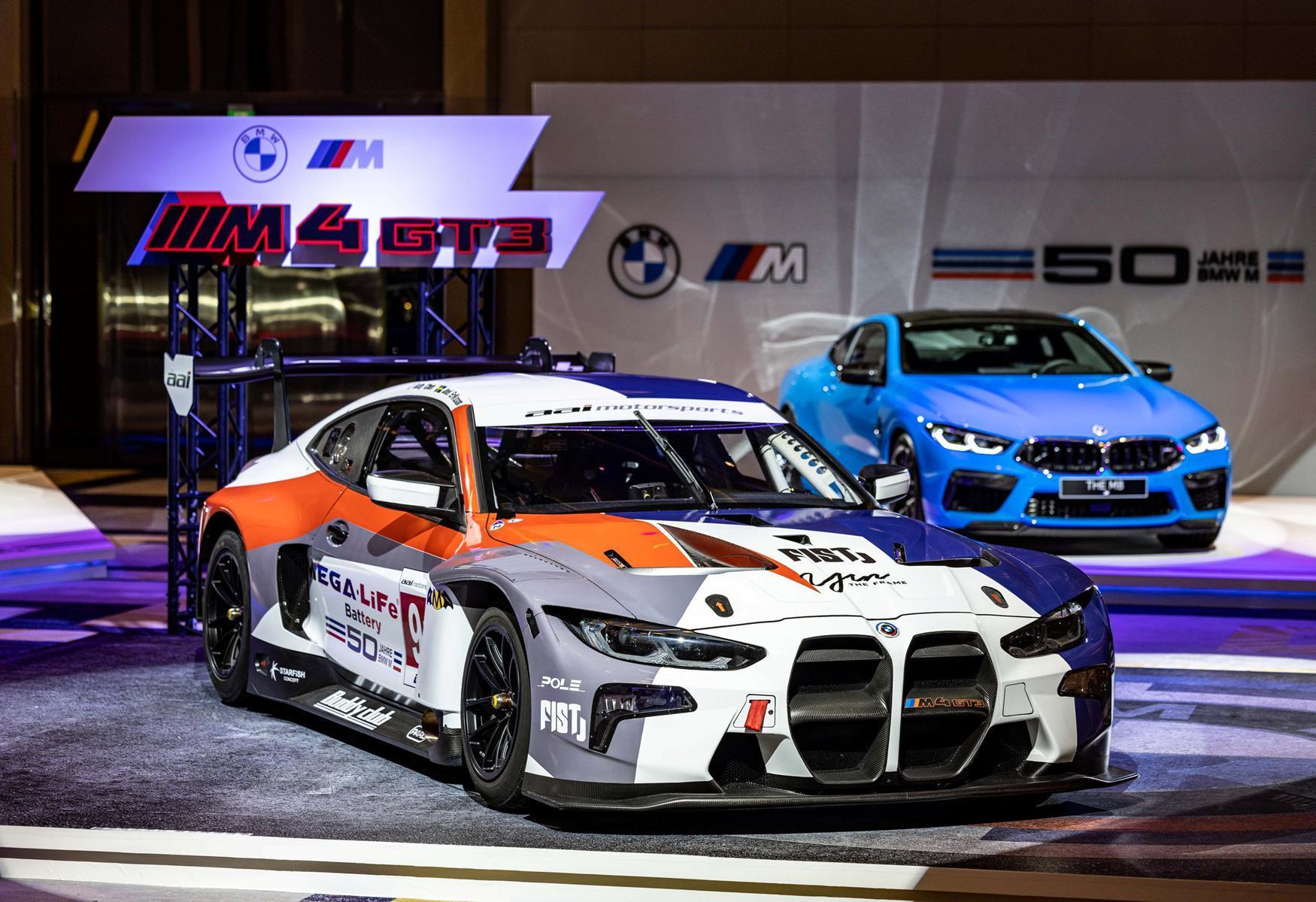 全台唯一BMW M4 GT3亦在M GmbH創立50週年特展上現身。