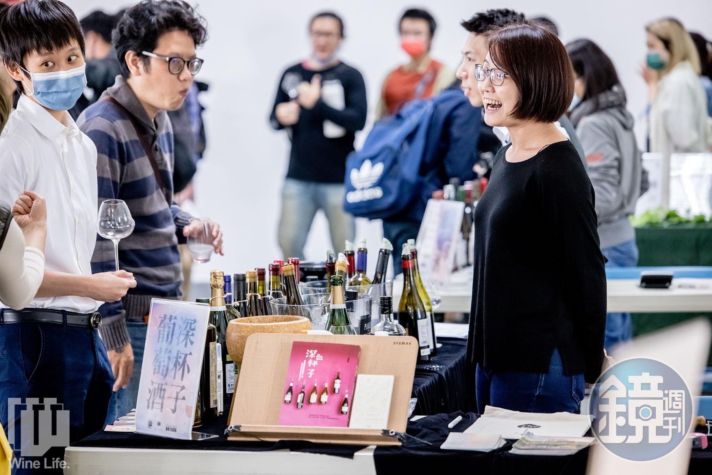 2023早春府城葡萄酒生活節匯集20家葡萄酒酒商參展。（府城生活餐酒尾牙祭提供）