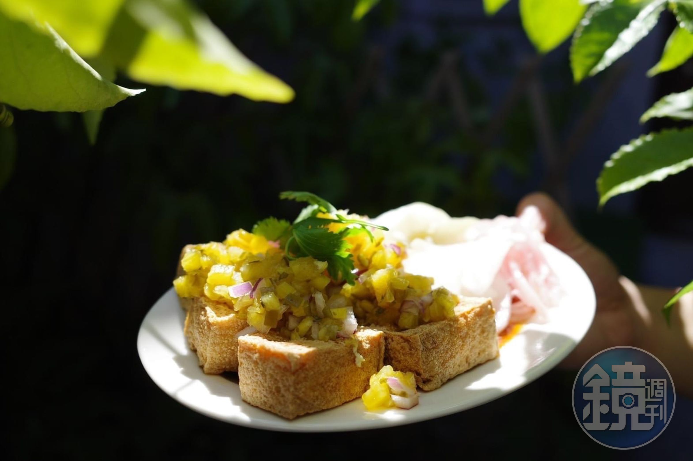 新竹的「Fancy Tofu」 帶來特別的創意臭豆腐。（府城生活餐酒尾牙祭提供）
