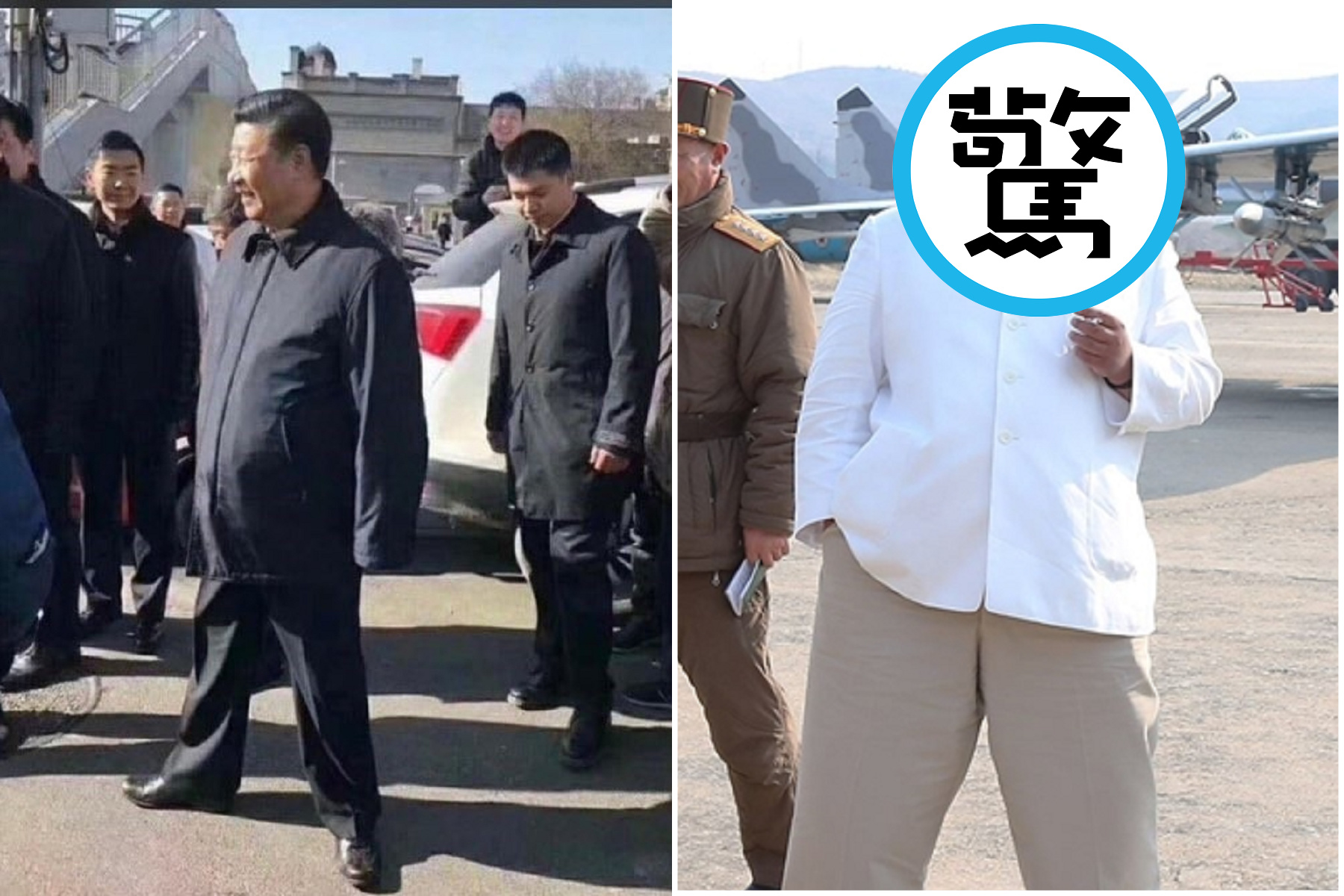 習近平詭異站姿再引討論！不只維尼，跟「他」也有87像。（翻自推特）