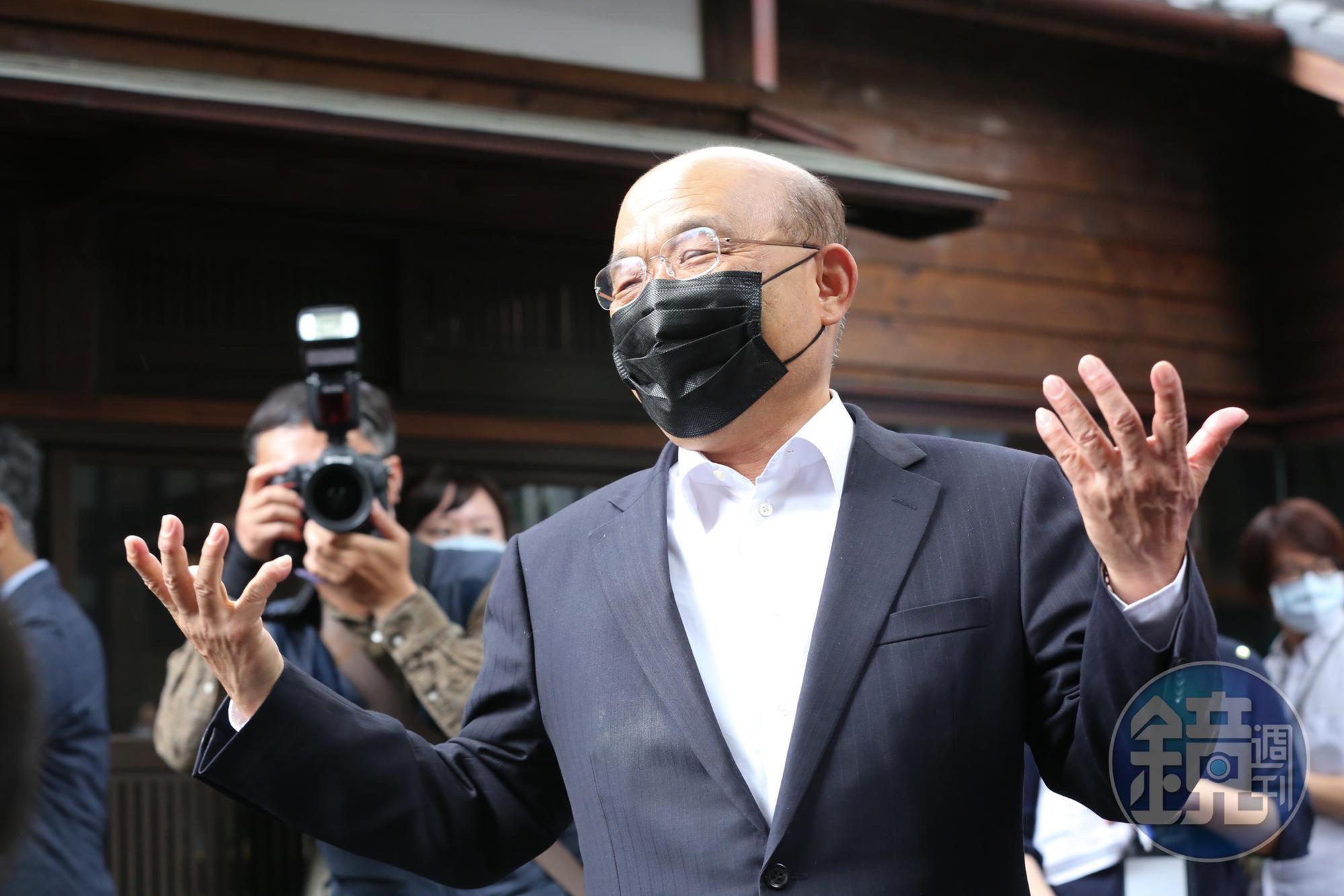 外界關注內閣何時改組、如何改組等消息，蘇貞昌今回應表示，「隊伍該怎麼調整，時候到了自然會公布」。（本刊資料照）