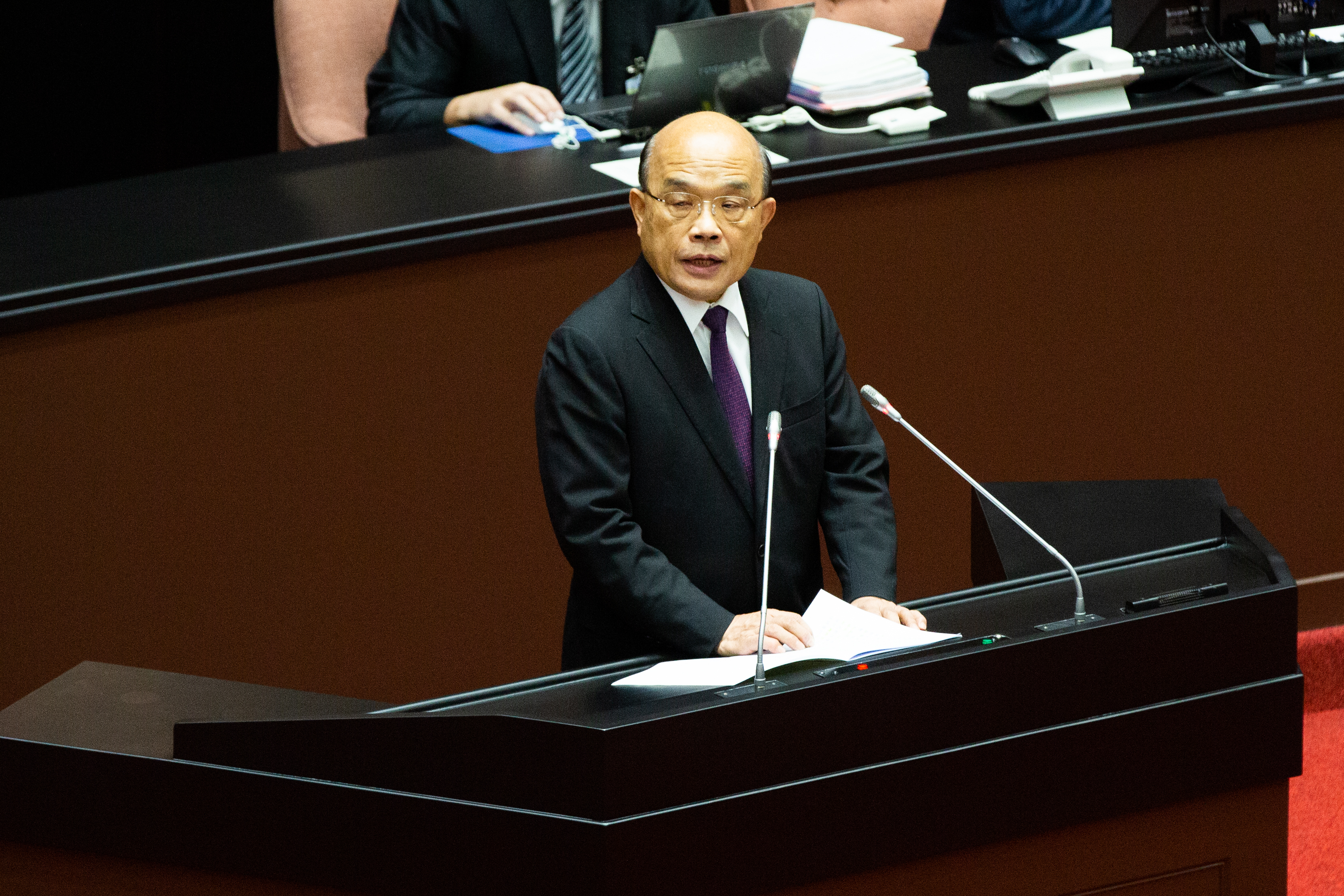 蘇貞昌傳出今（11日）將在與總統蔡英文的例會中提出請辭。（本刊資料照）